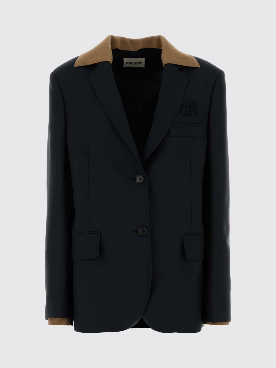 Miu Miu Jacket Woman Blue