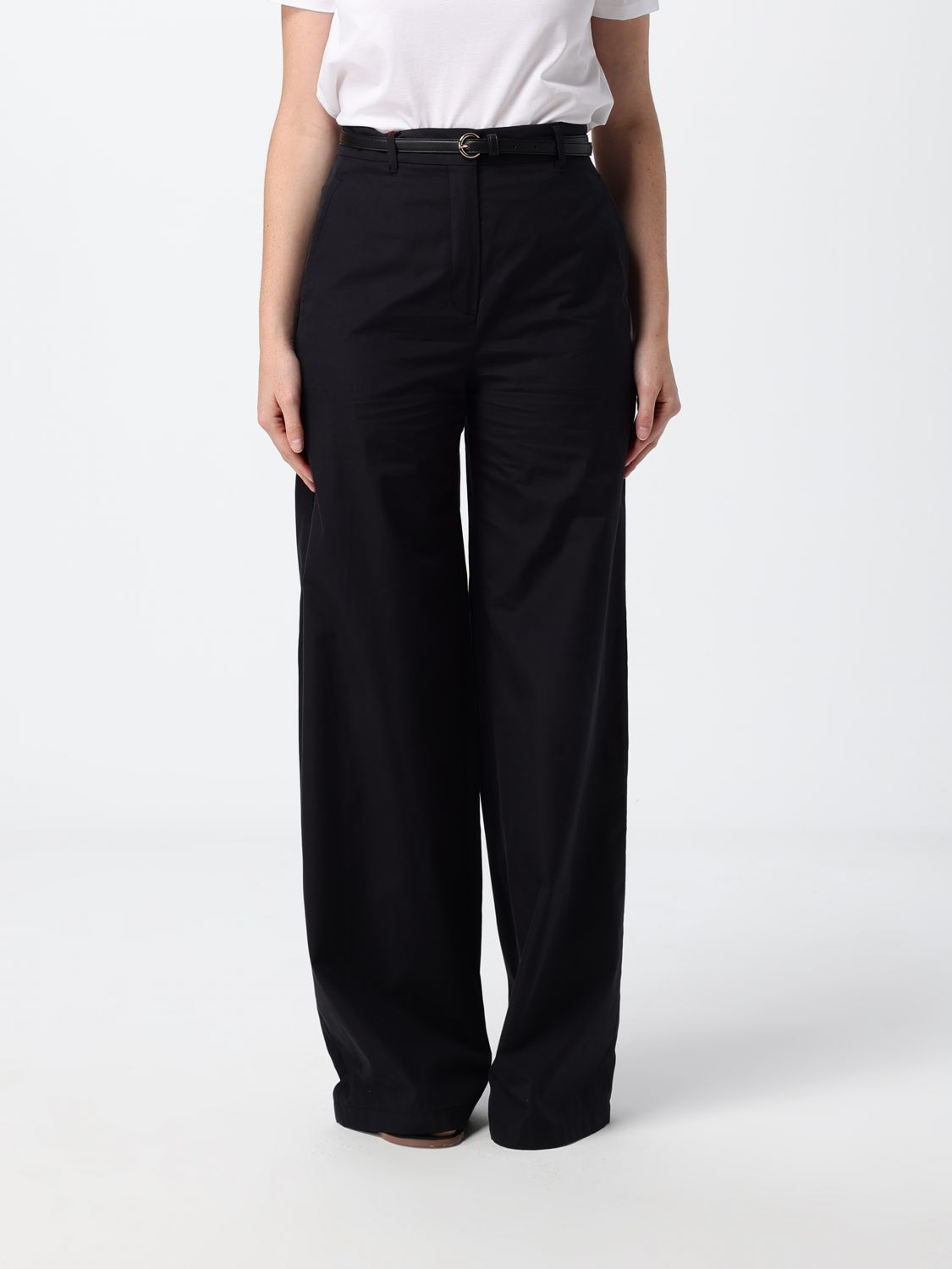 Max Mara Studio Pants Woman Black