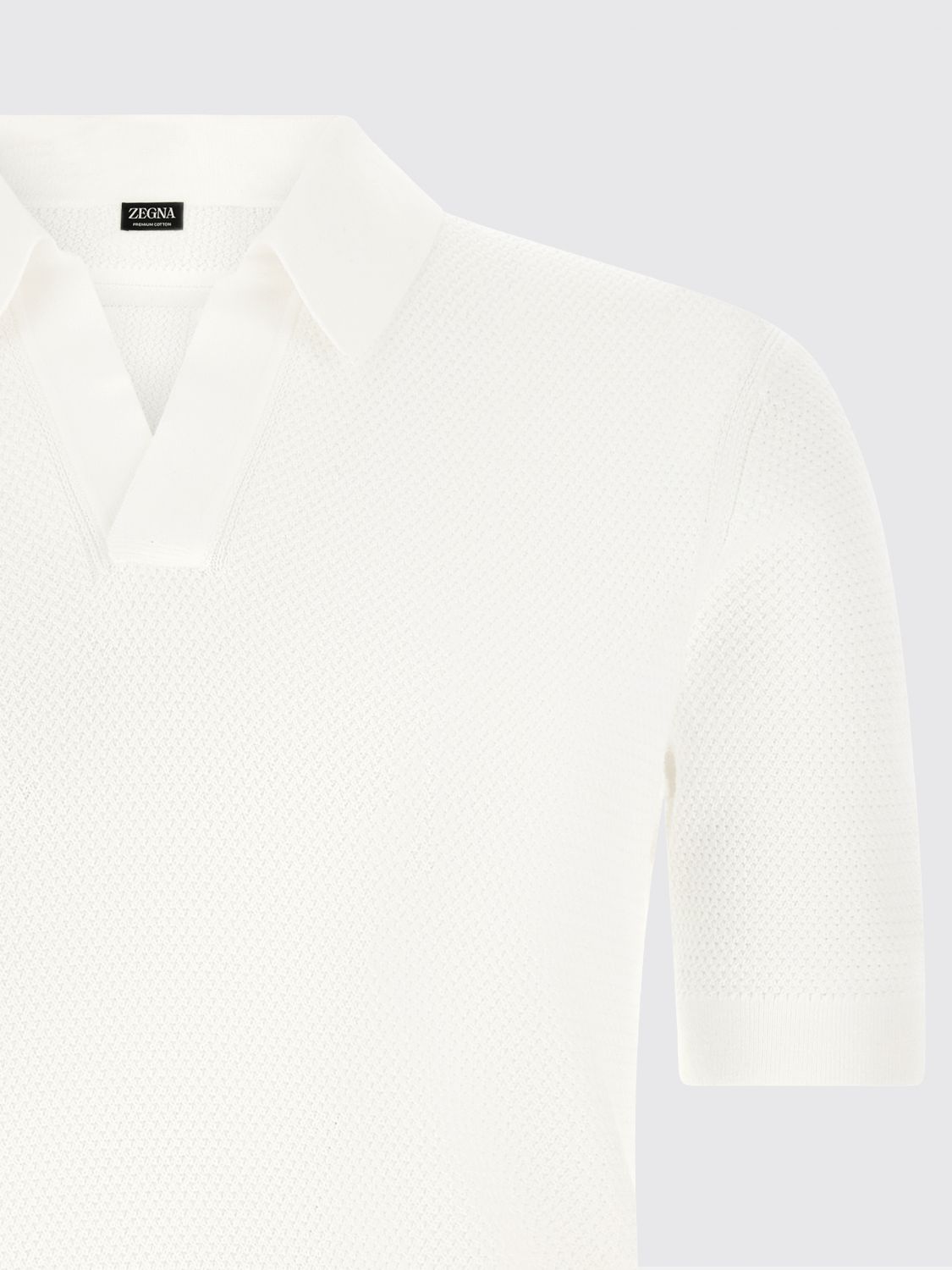Zegna Polo Shirt Men White