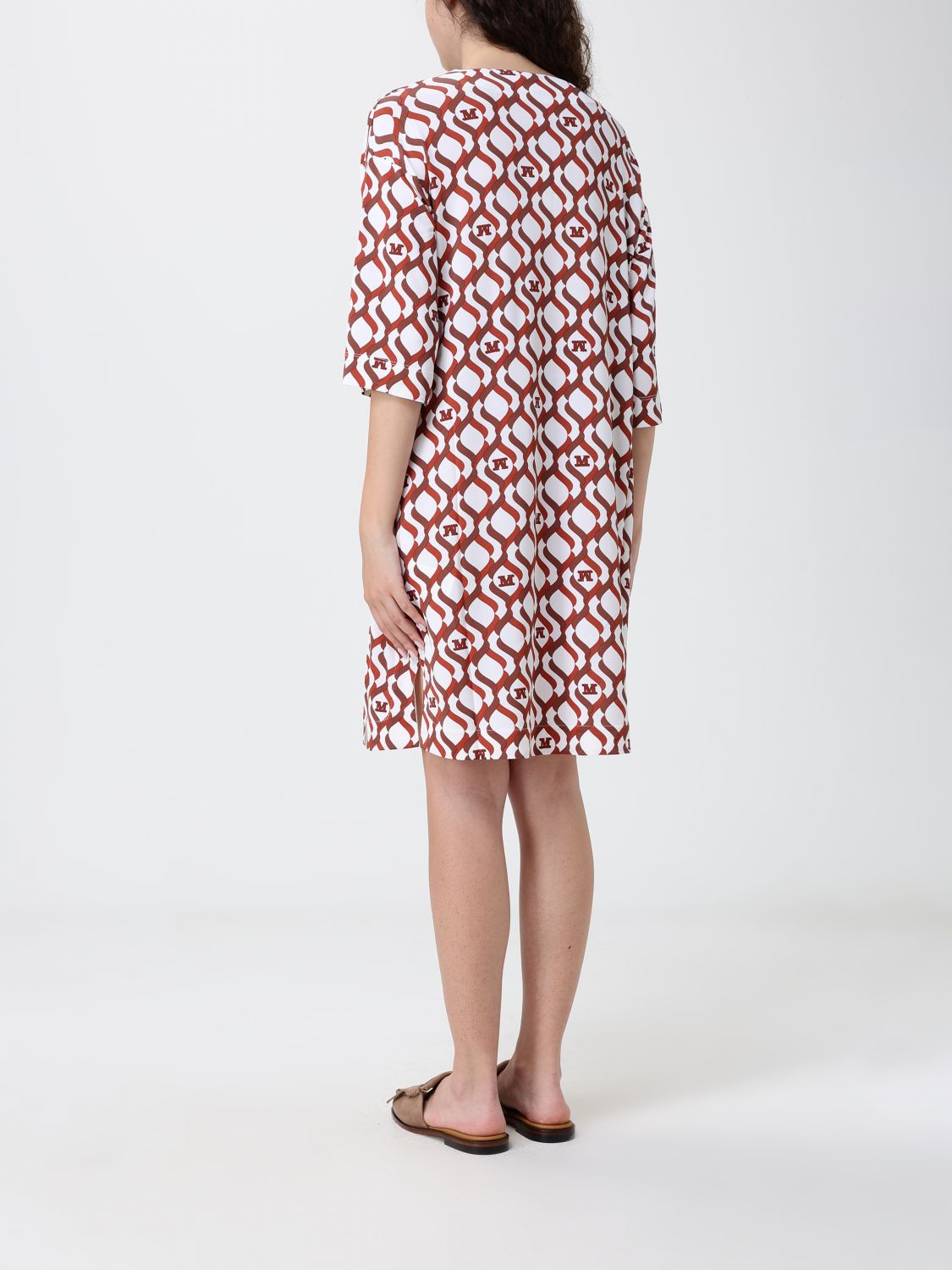 Max Mara Dress Woman Rust