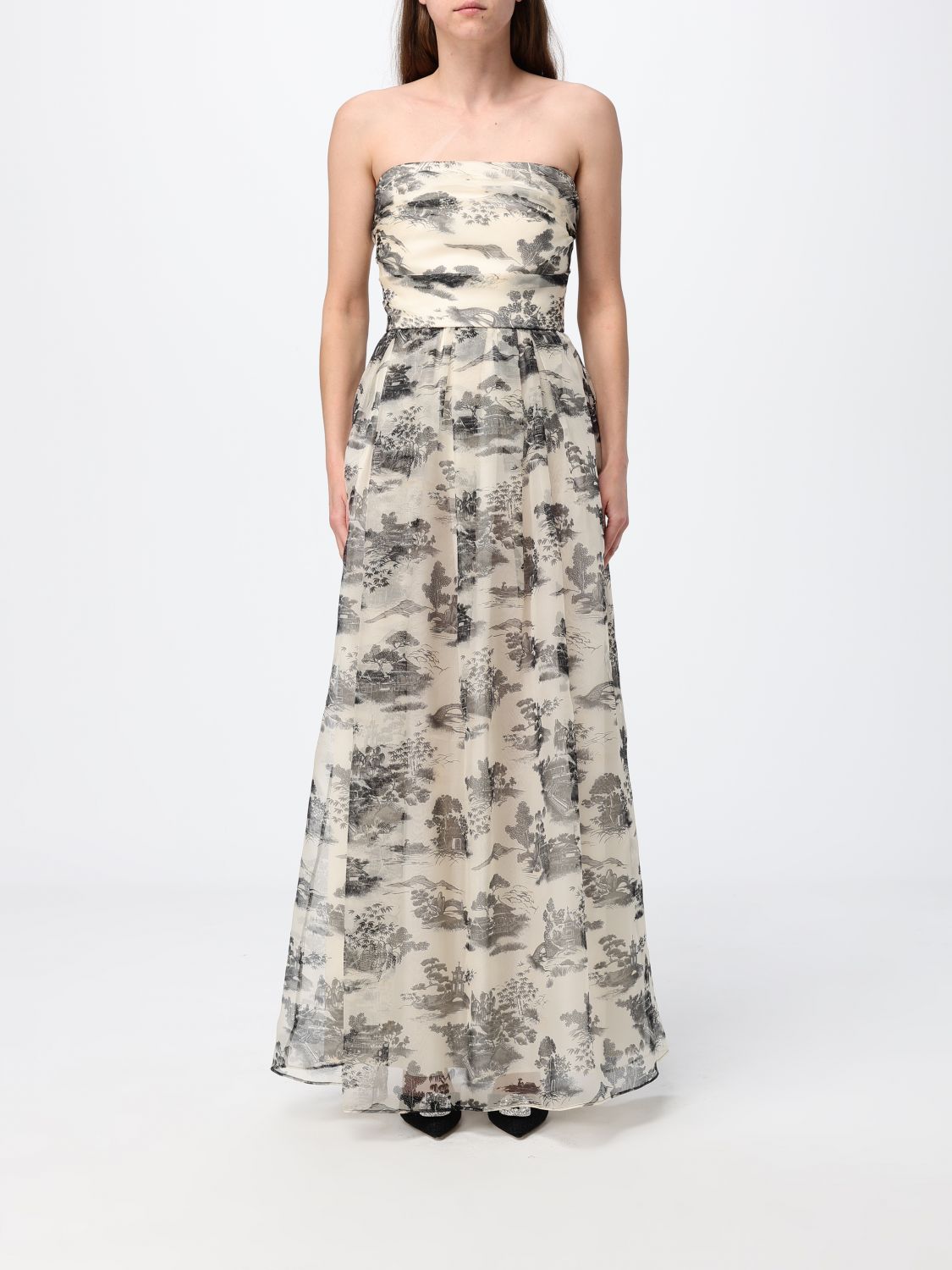 Max Mara Studio Dress Woman Black