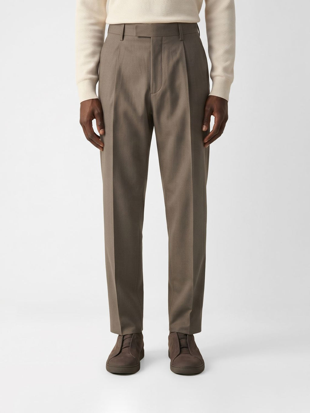 Zegna Pants Men Brown