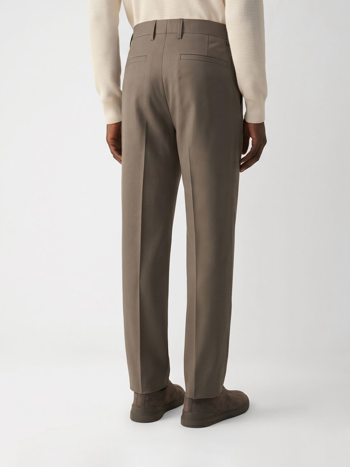 Zegna Pants Men Brown