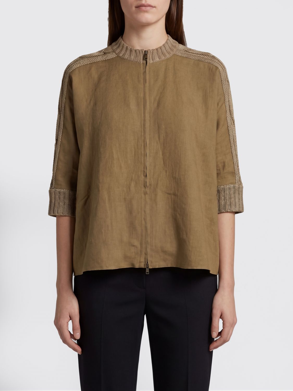 Max Mara Sweater Woman Beige