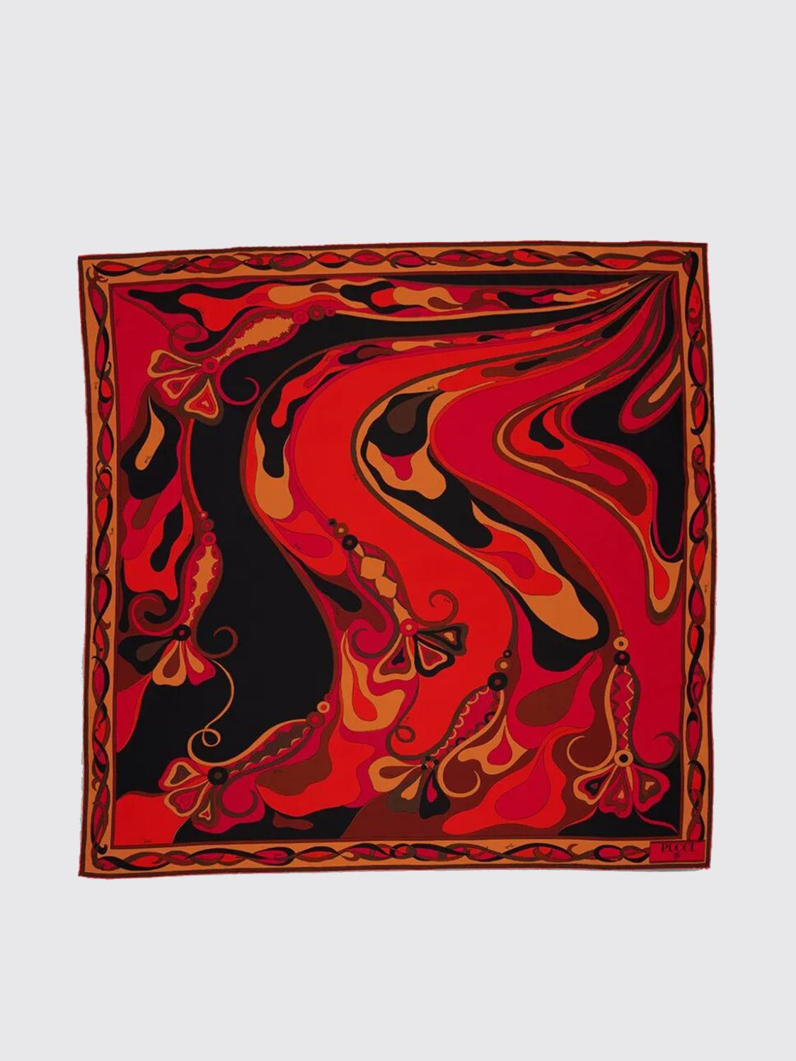 Pucci Neck Scarf Woman Yellow