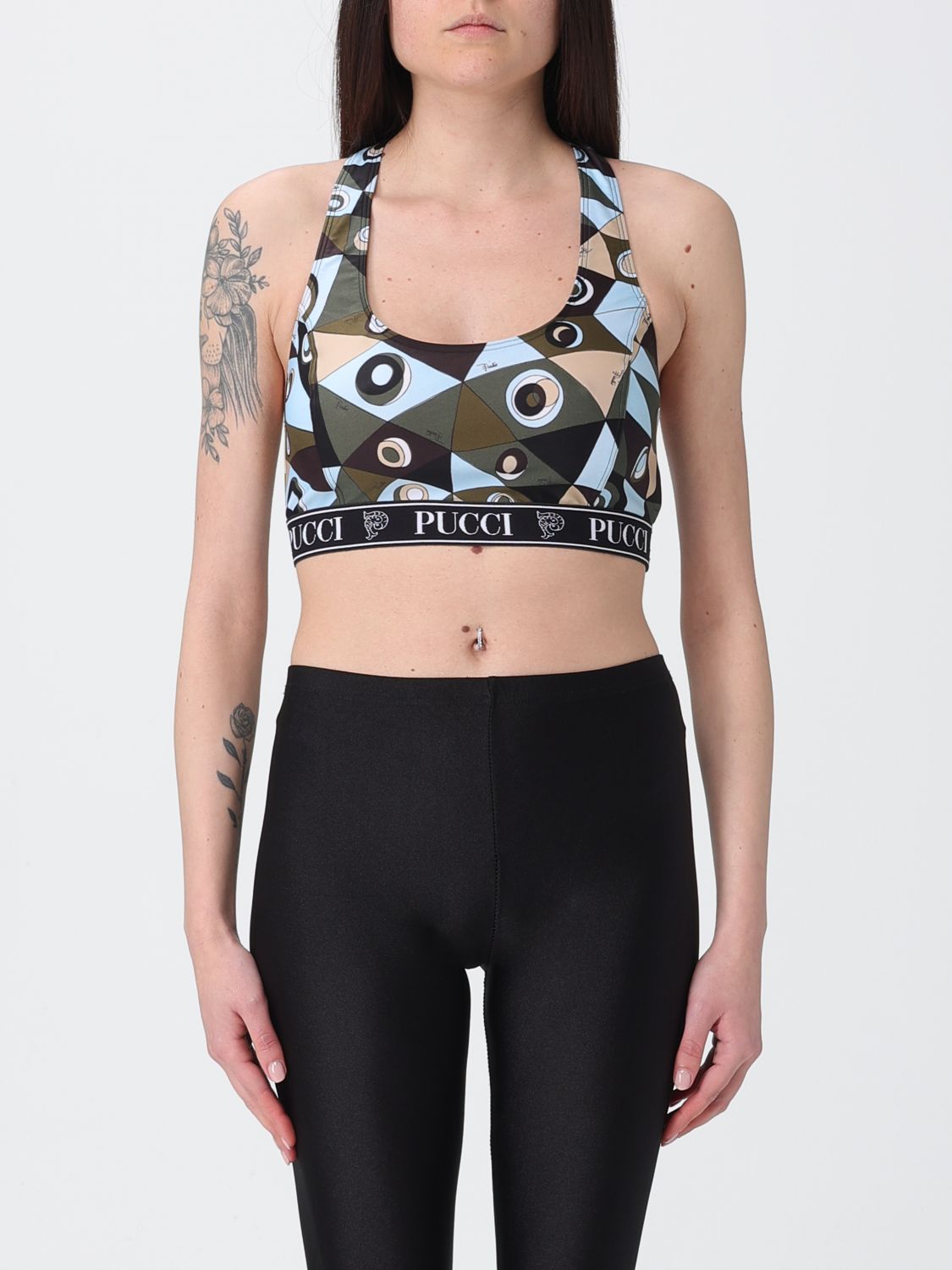 Pucci Top Woman Kaki
