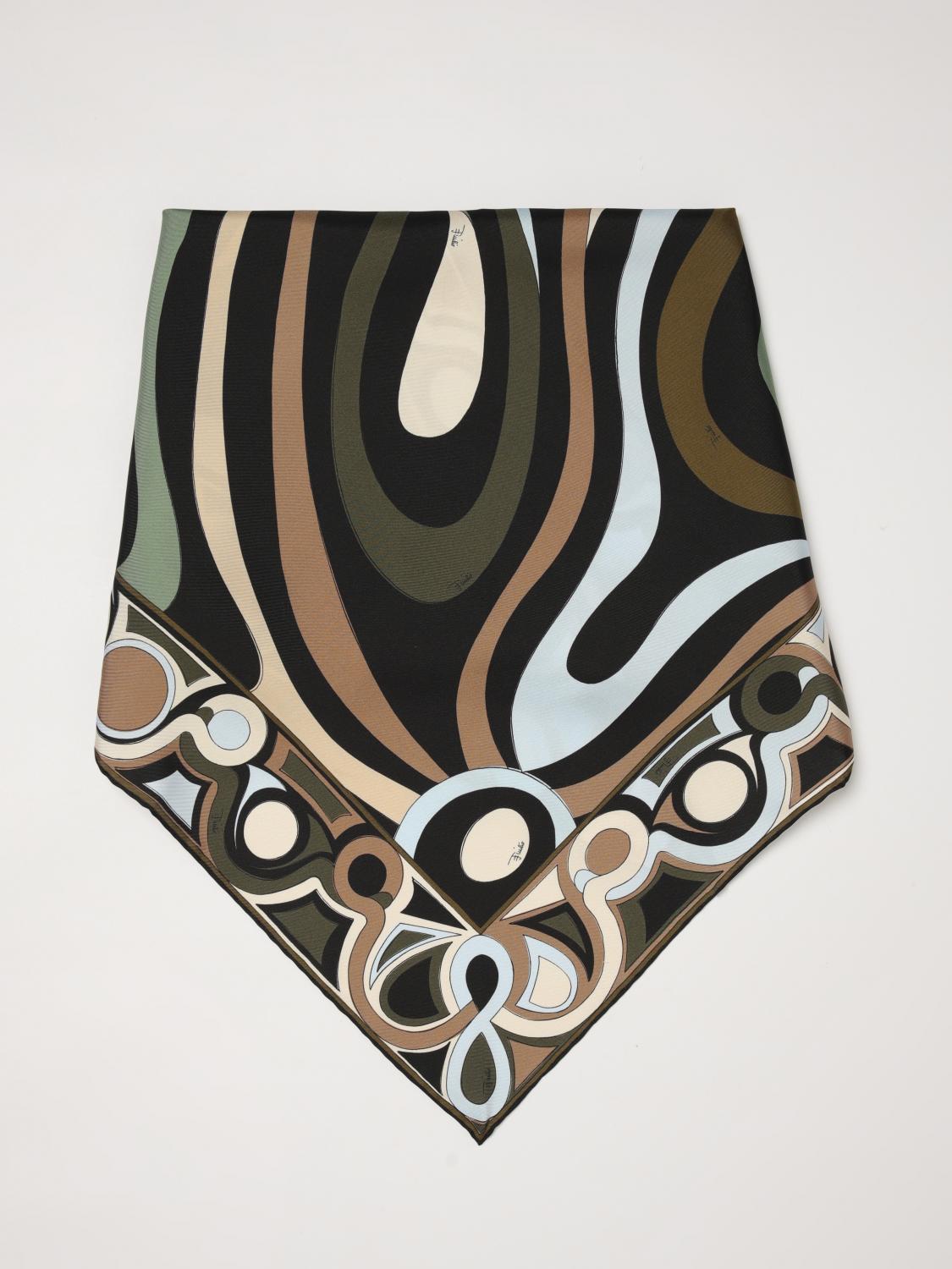 Pucci Neck Scarf Woman Green