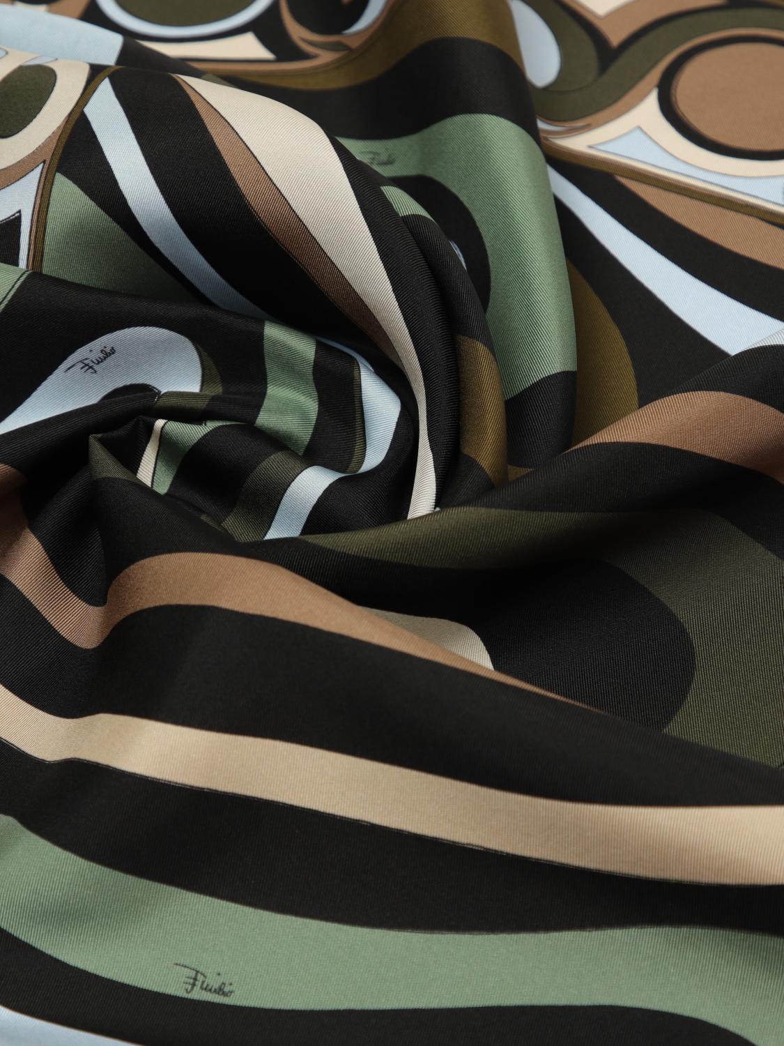 Pucci Neck Scarf Woman Green