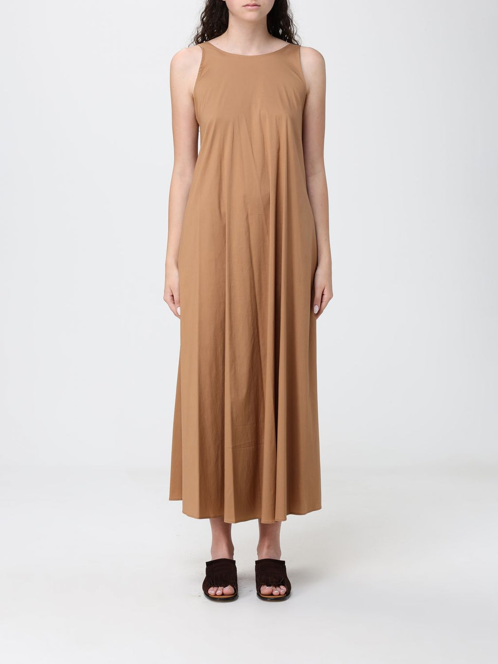 Max Mara Dress Woman Camel