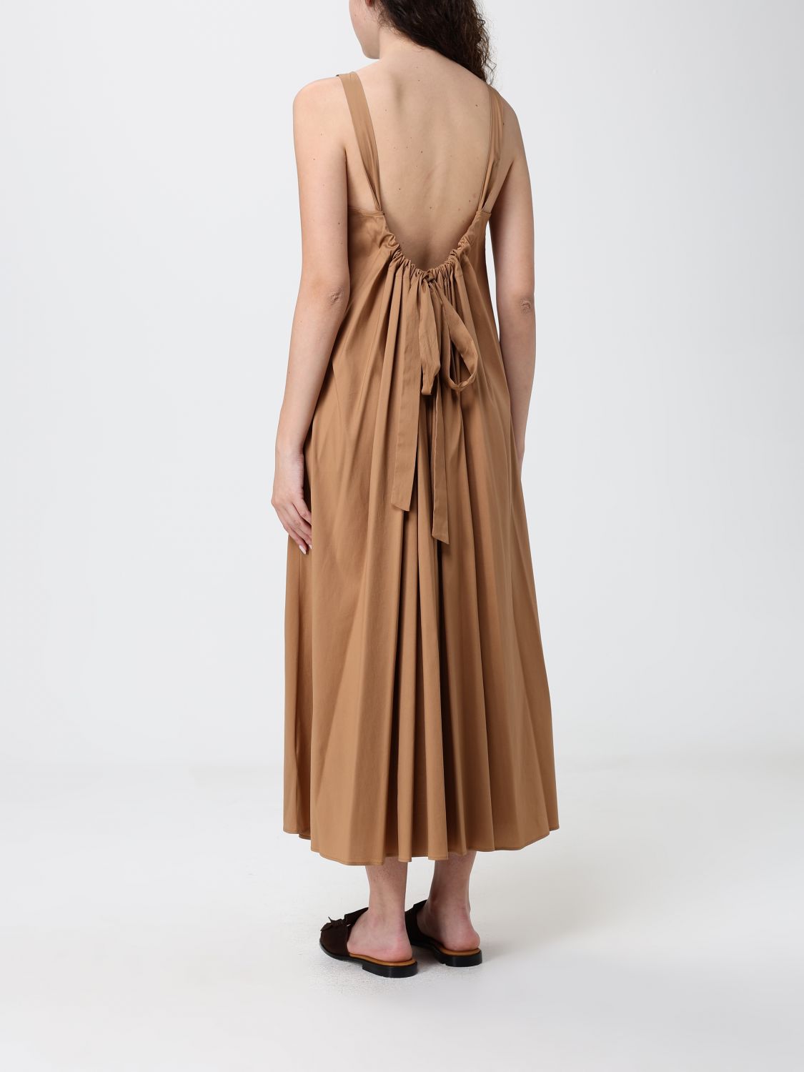 Max Mara Dress Woman Camel