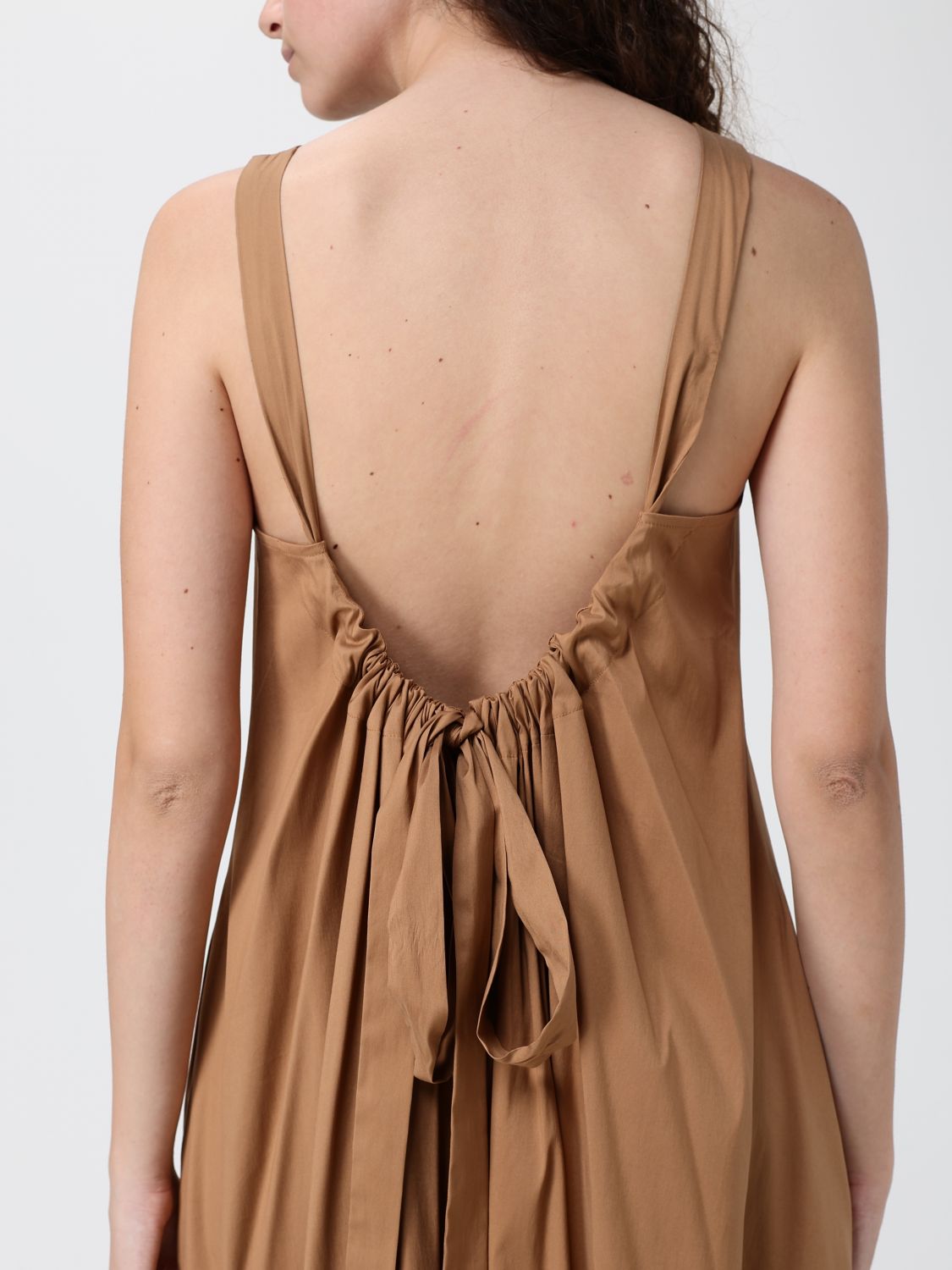 Max Mara Dress Woman Camel