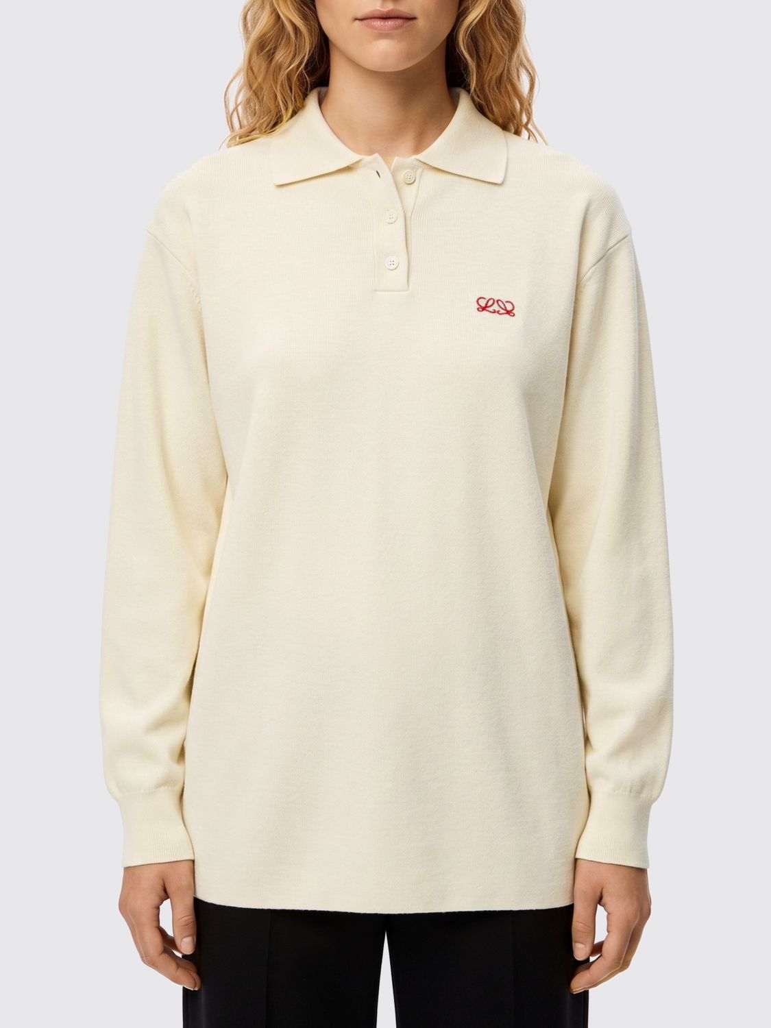 Loewe Polo Shirt Woman White