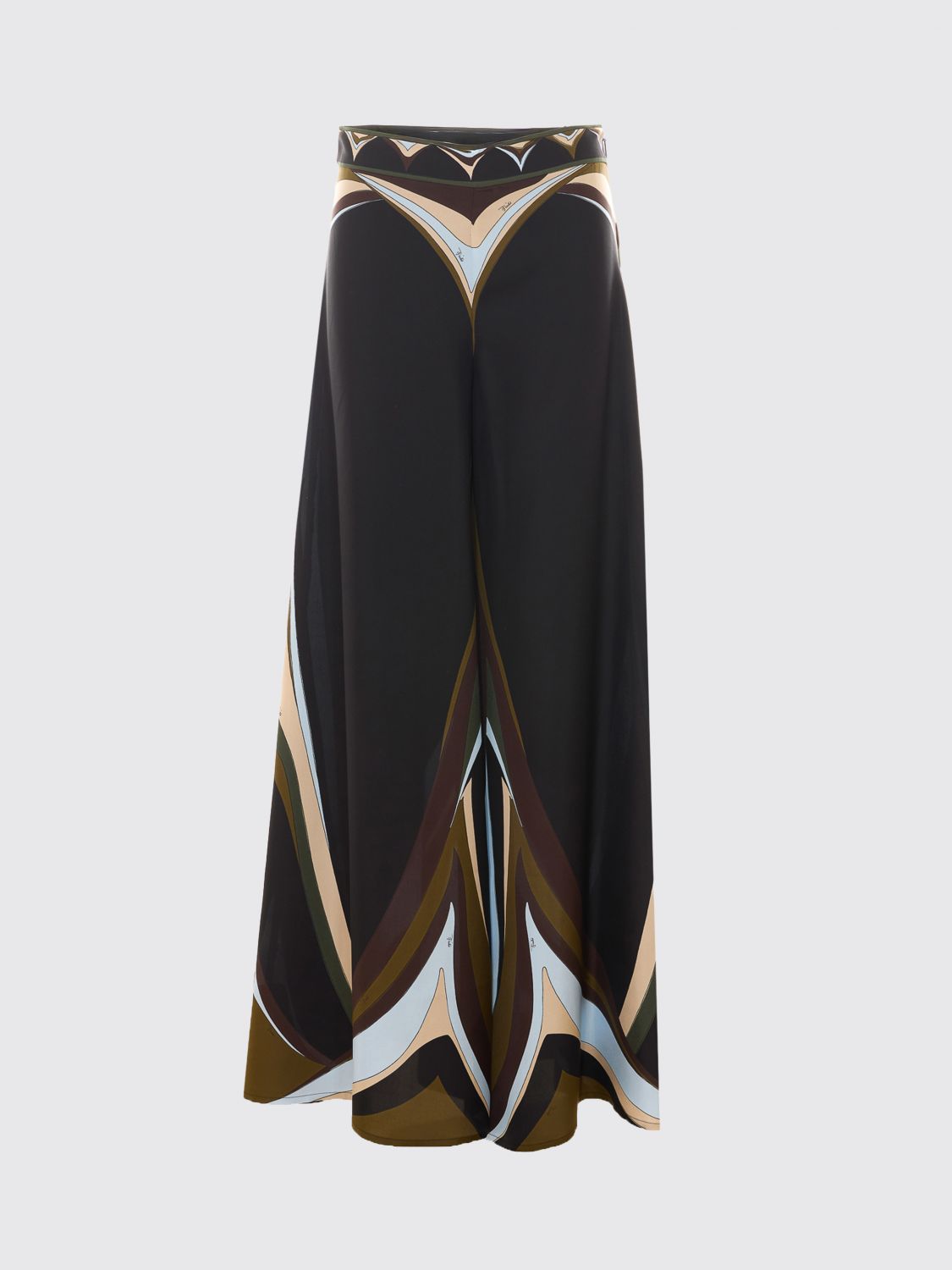 Pucci Pants Woman Kaki
