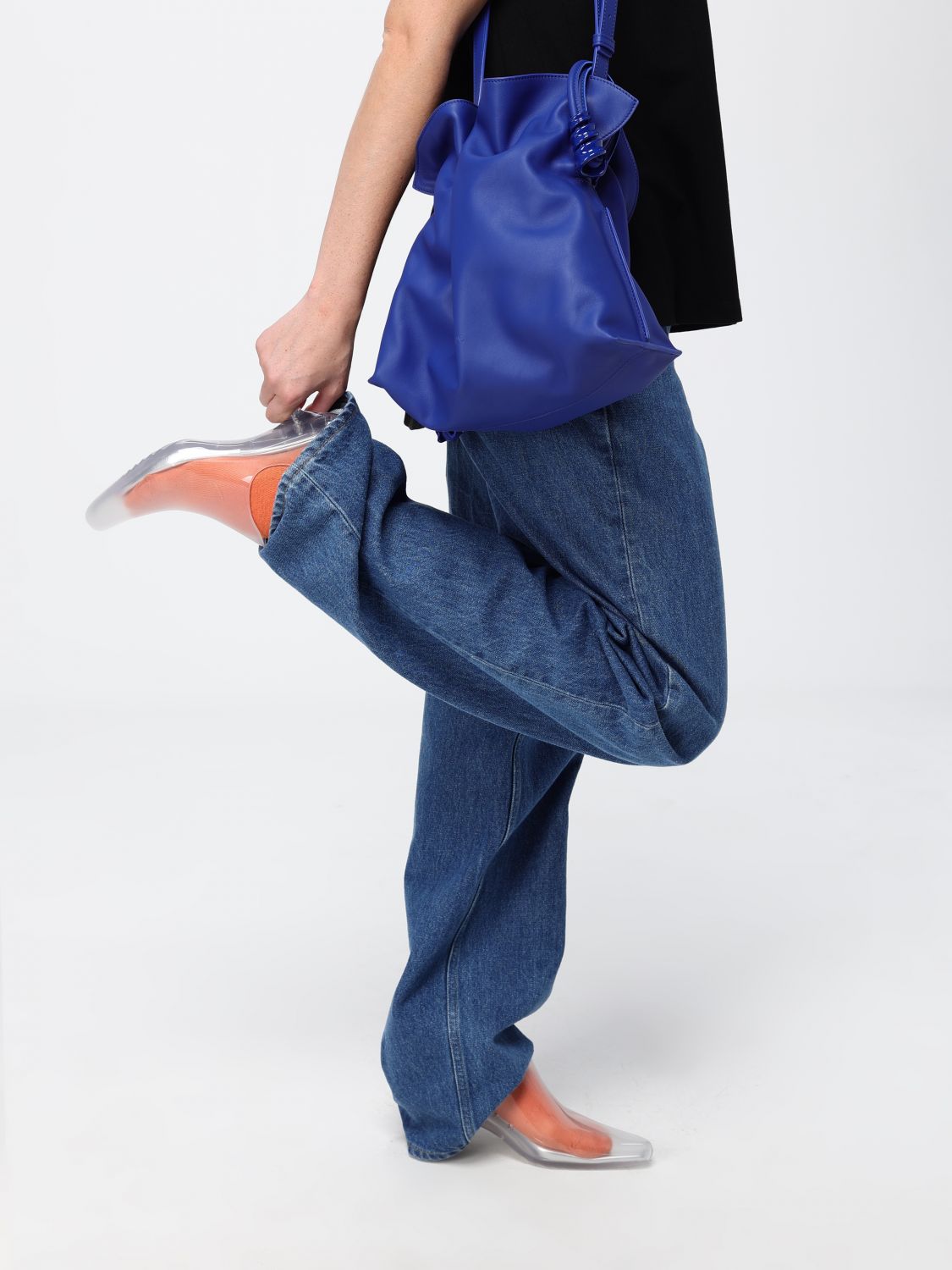 Loewe Clutch Woman Blue