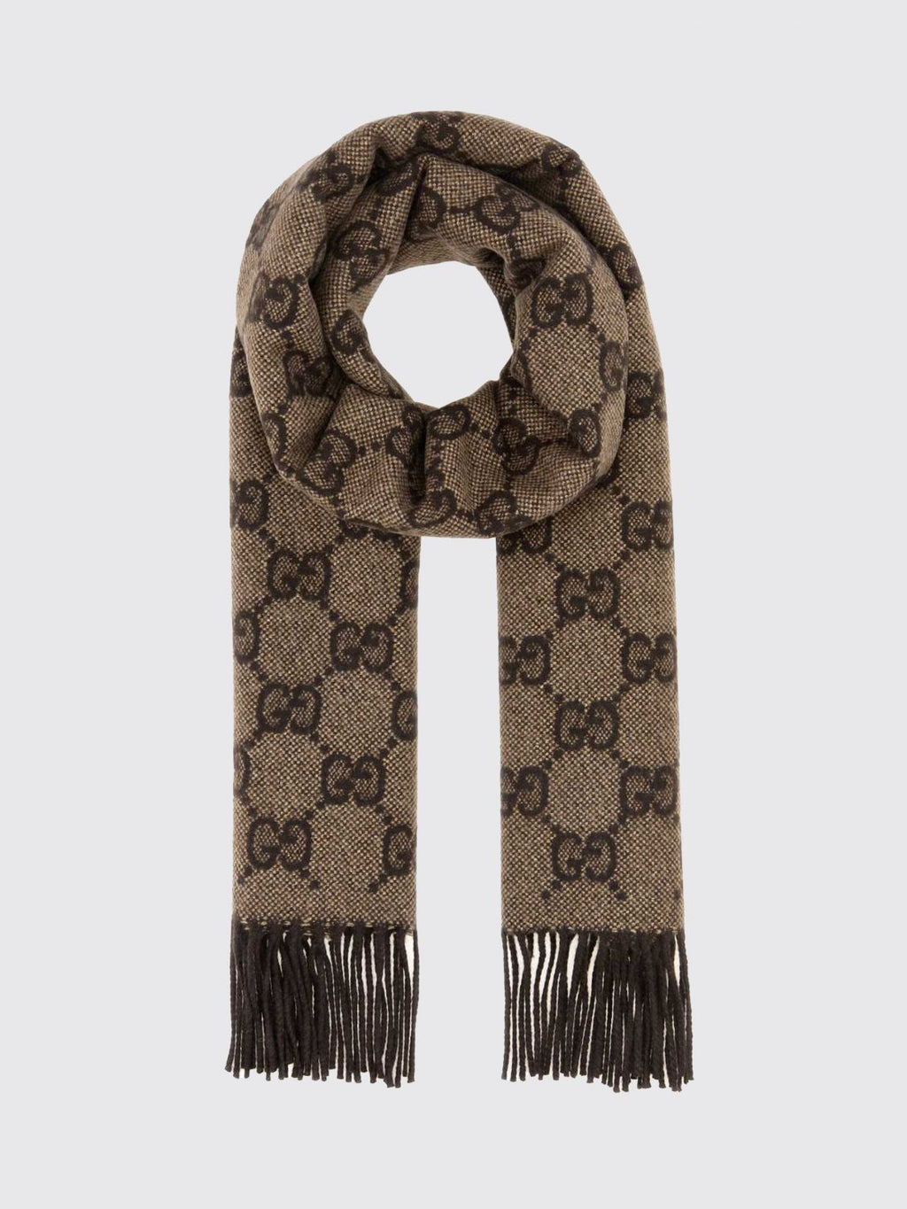 Gucci Scarf Woman Brown