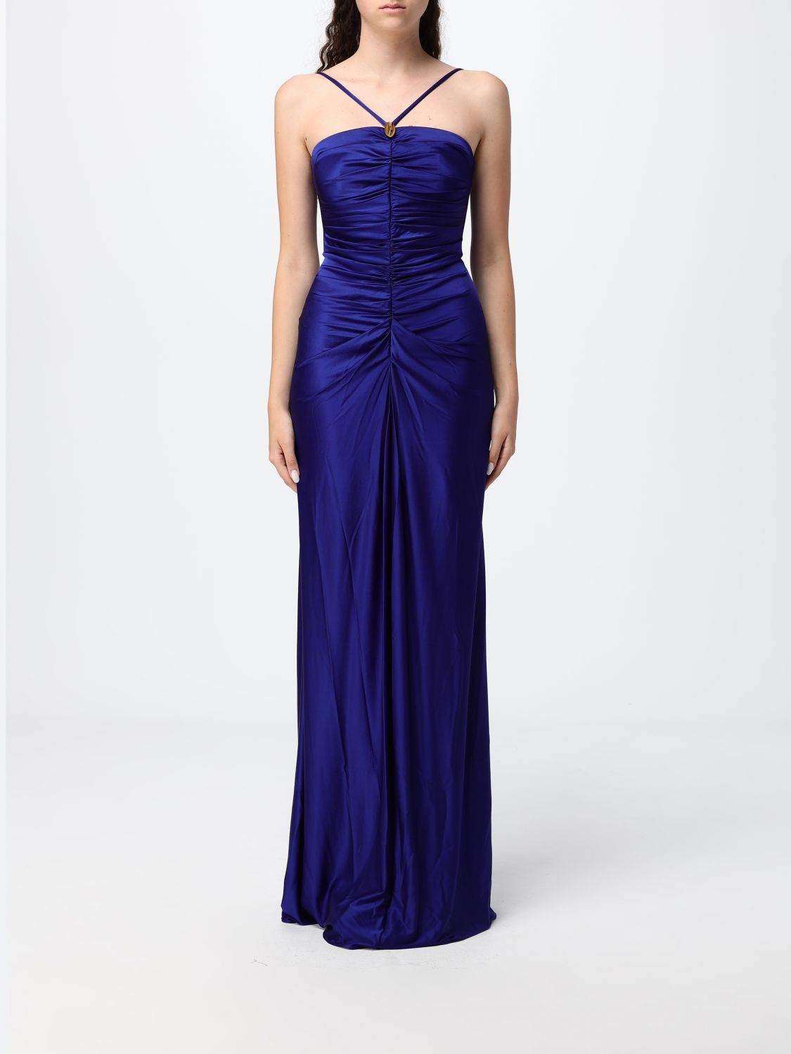 Max Mara Studio Dress Woman Blue
