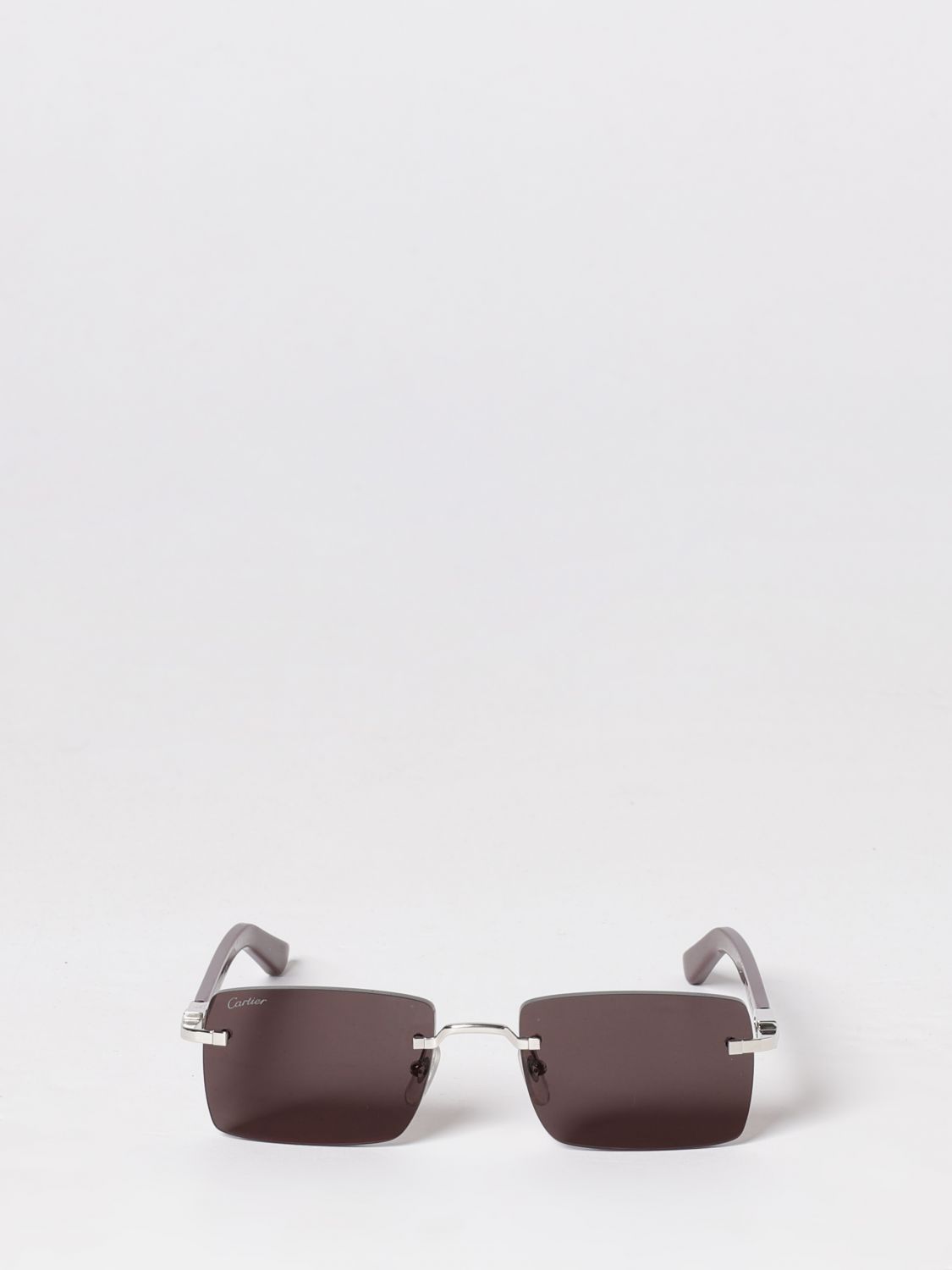 Cartier Sunglasses Men Silver