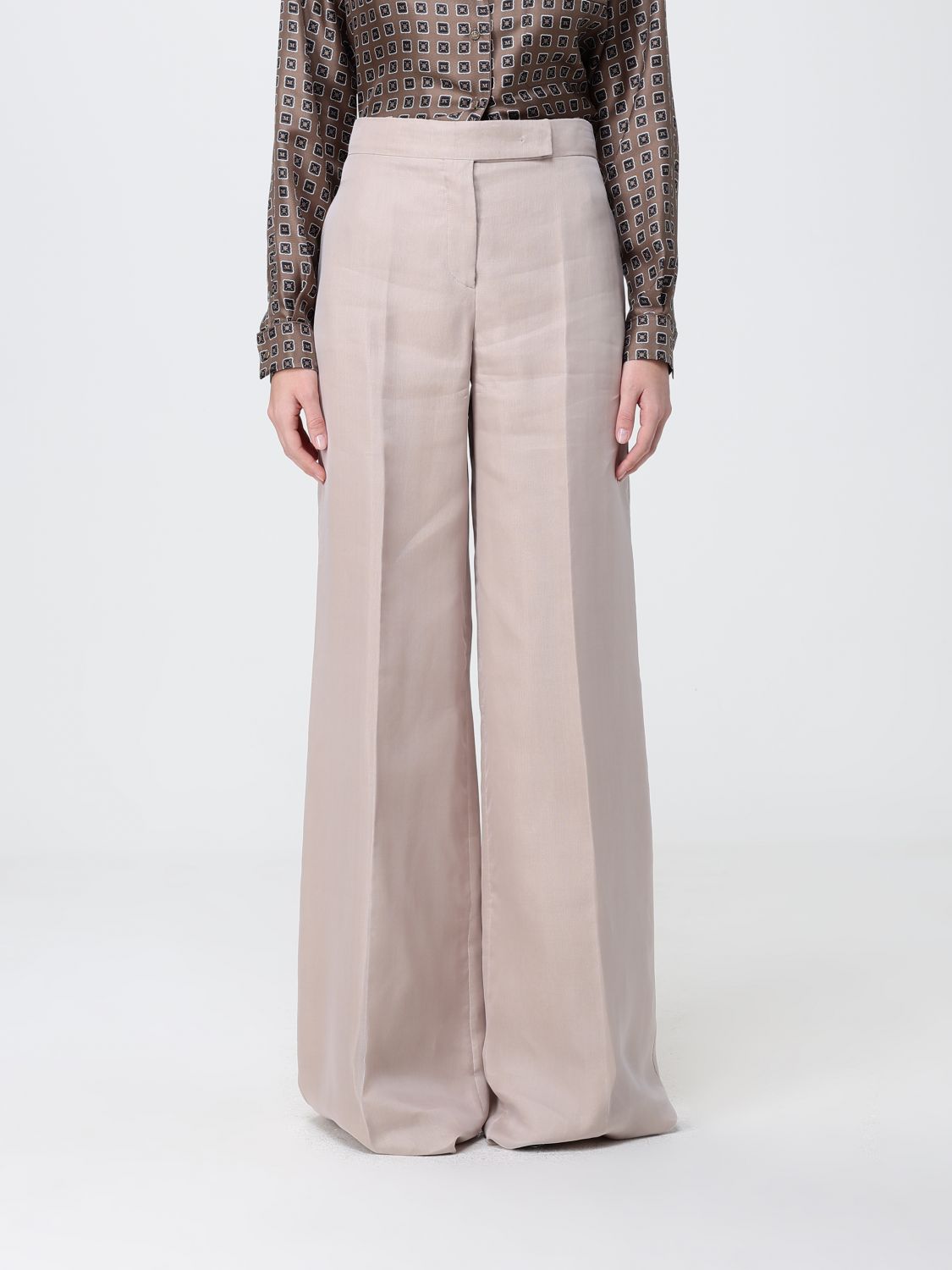 Max Mara Pants Woman Camel