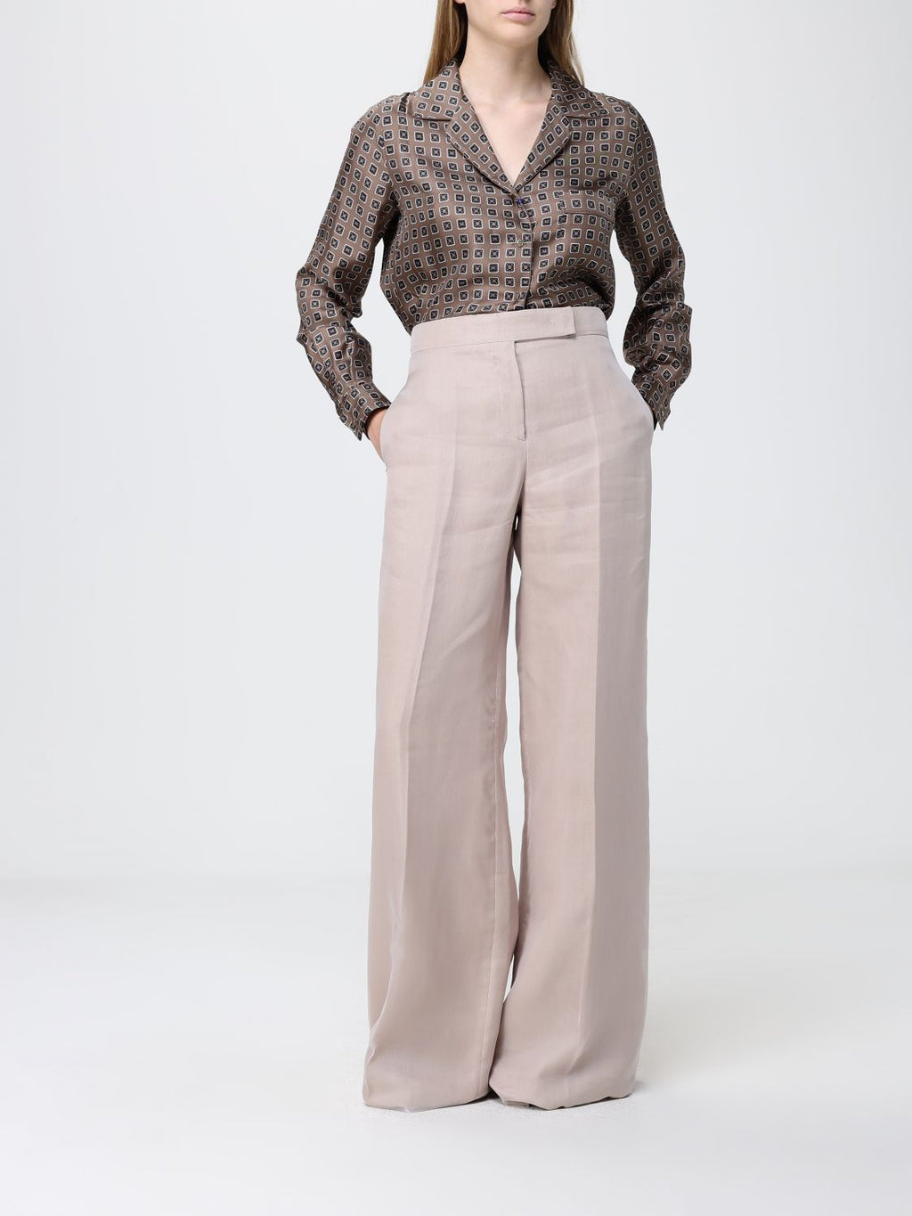 Max Mara Pants Woman Camel