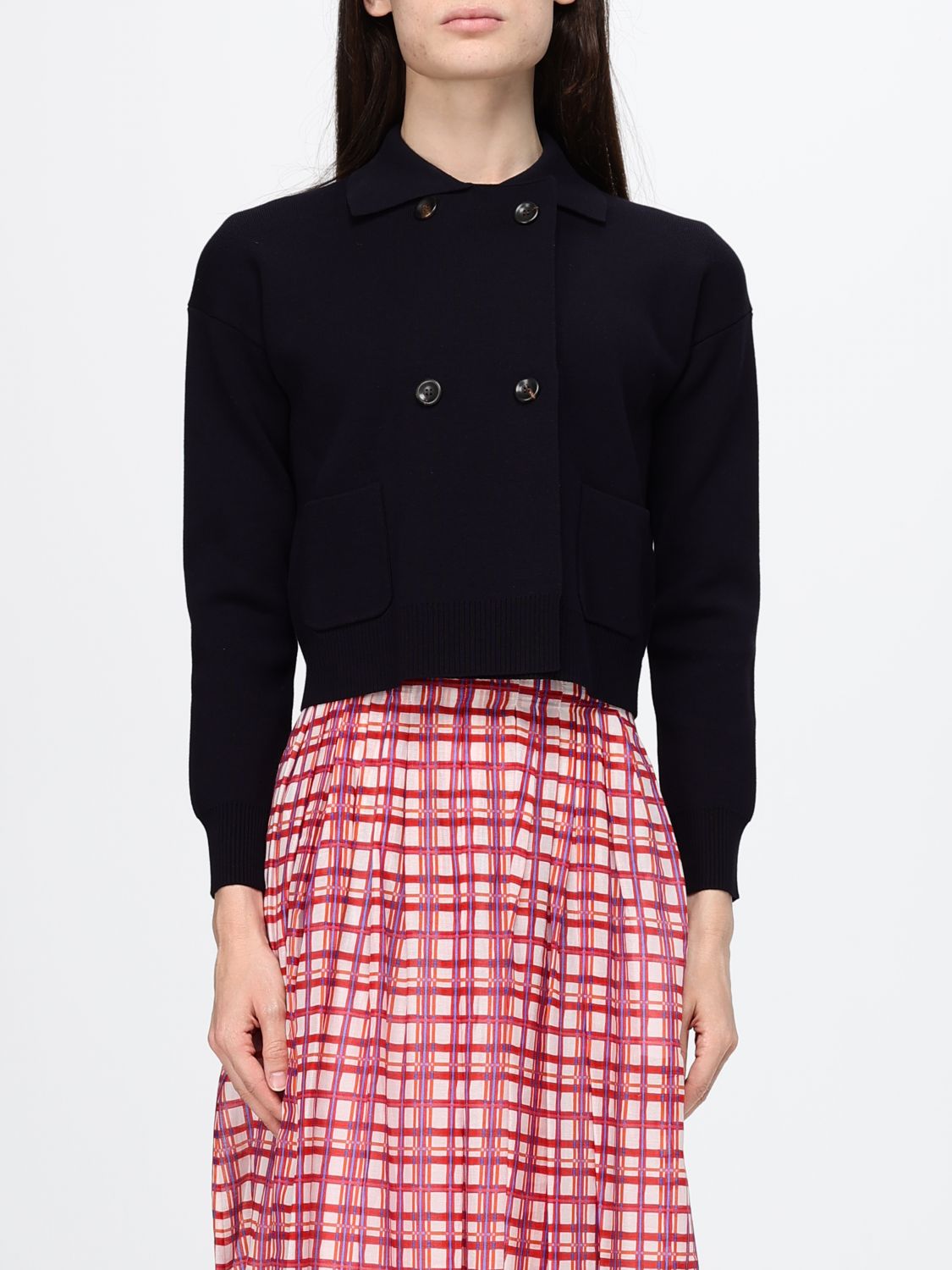 Max Mara Studio Sweater Woman Navy