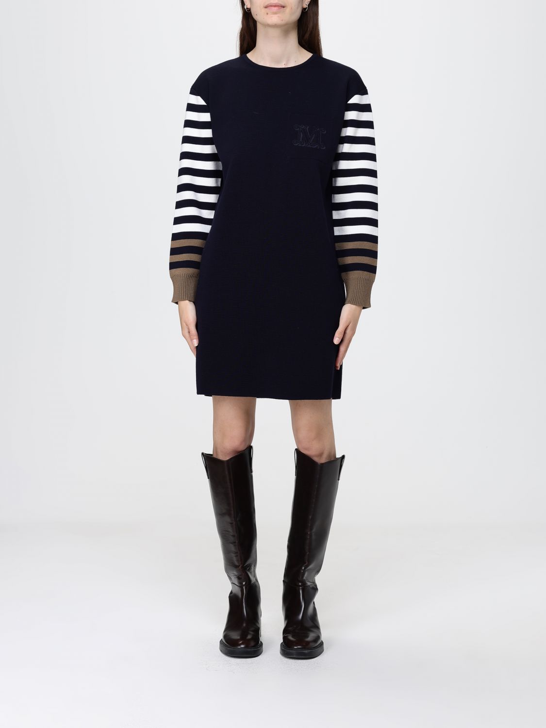 Max Mara Dress Woman Blue