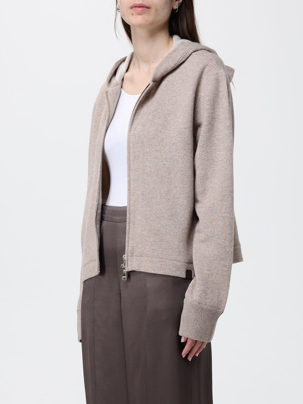 Max Mara Sweater Woman Beige