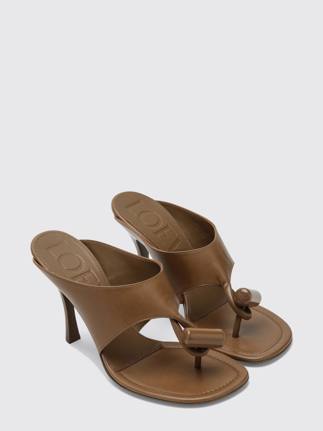 Loewe Heeled Sandal Woman Brown