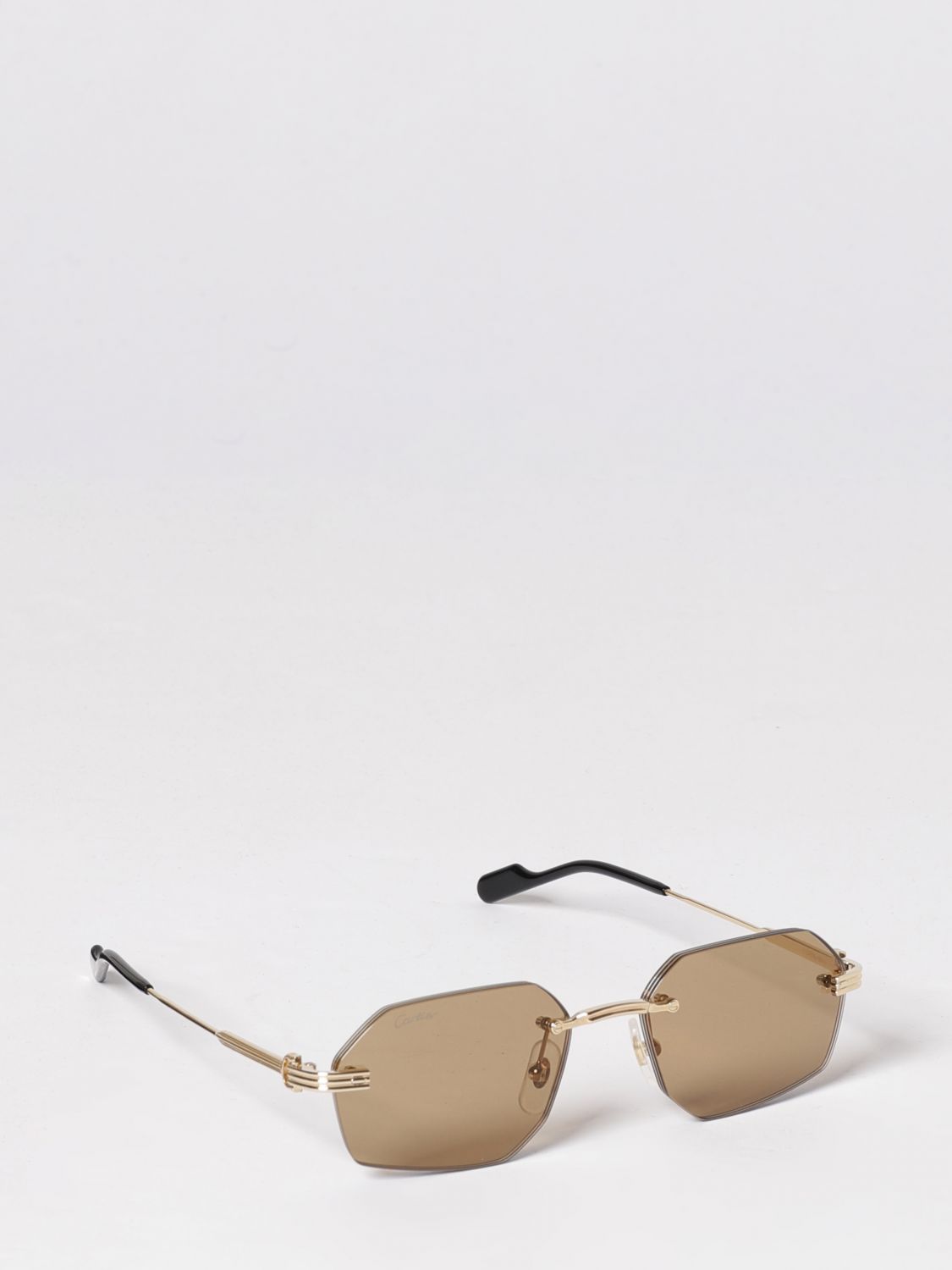 Cartier Sunglasses Men Brown