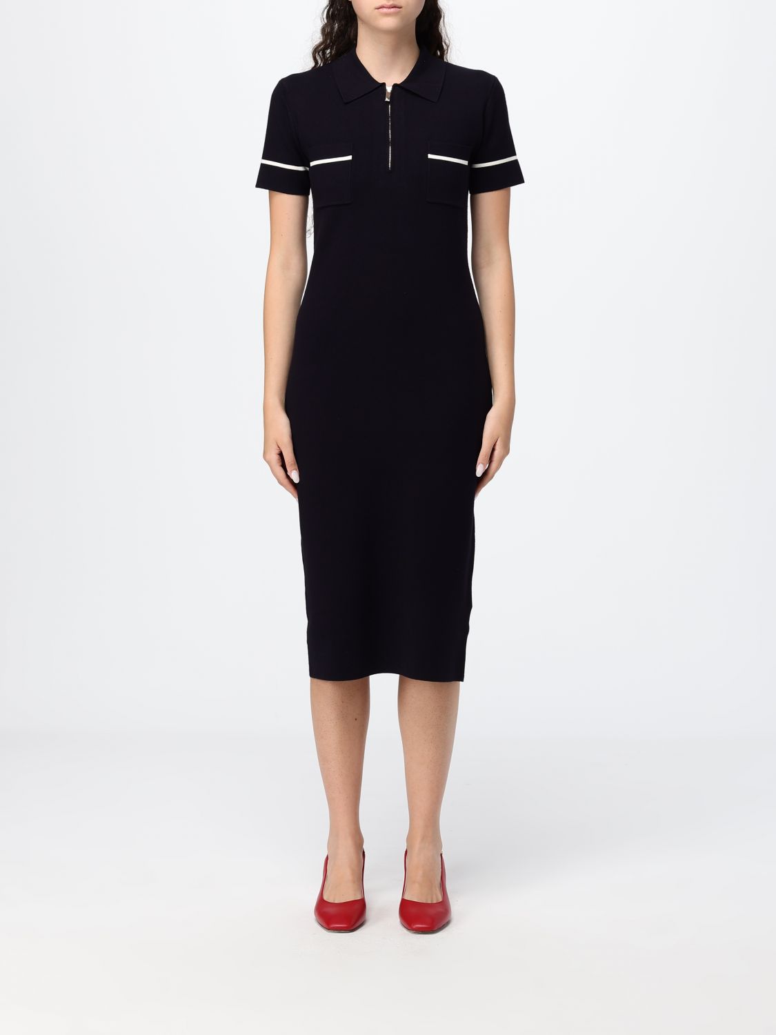 Max Mara Studio Dress Woman Blue