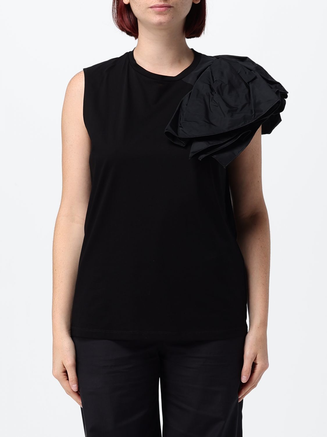 Max Mara Studio Top Woman Black