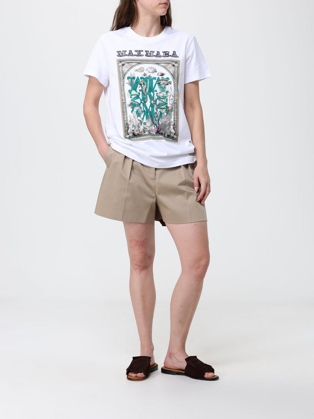 Max Mara T-Shirt Woman White