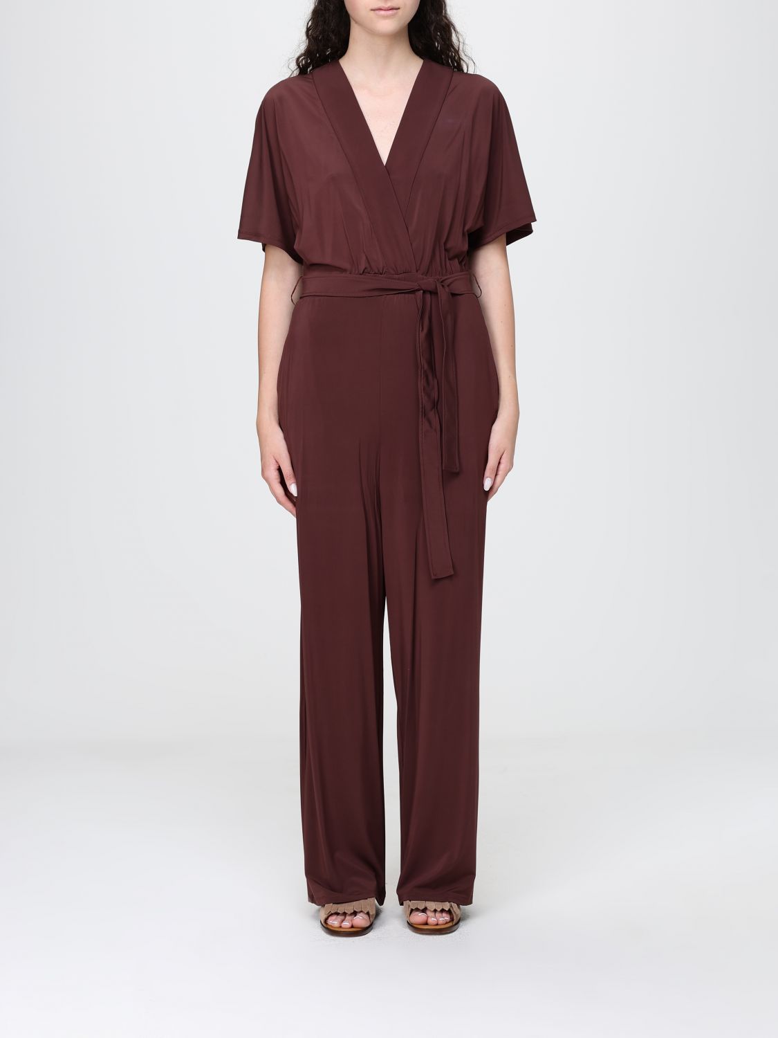 Max Mara Jumpsuit Woman Violet