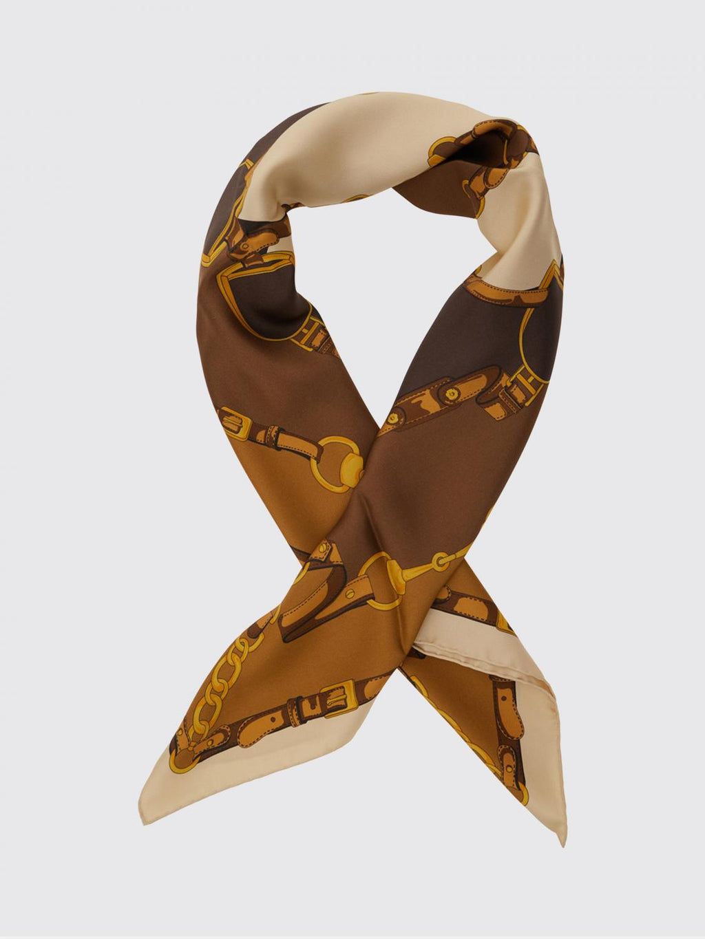 Gucci Neck Scarf Woman Brown