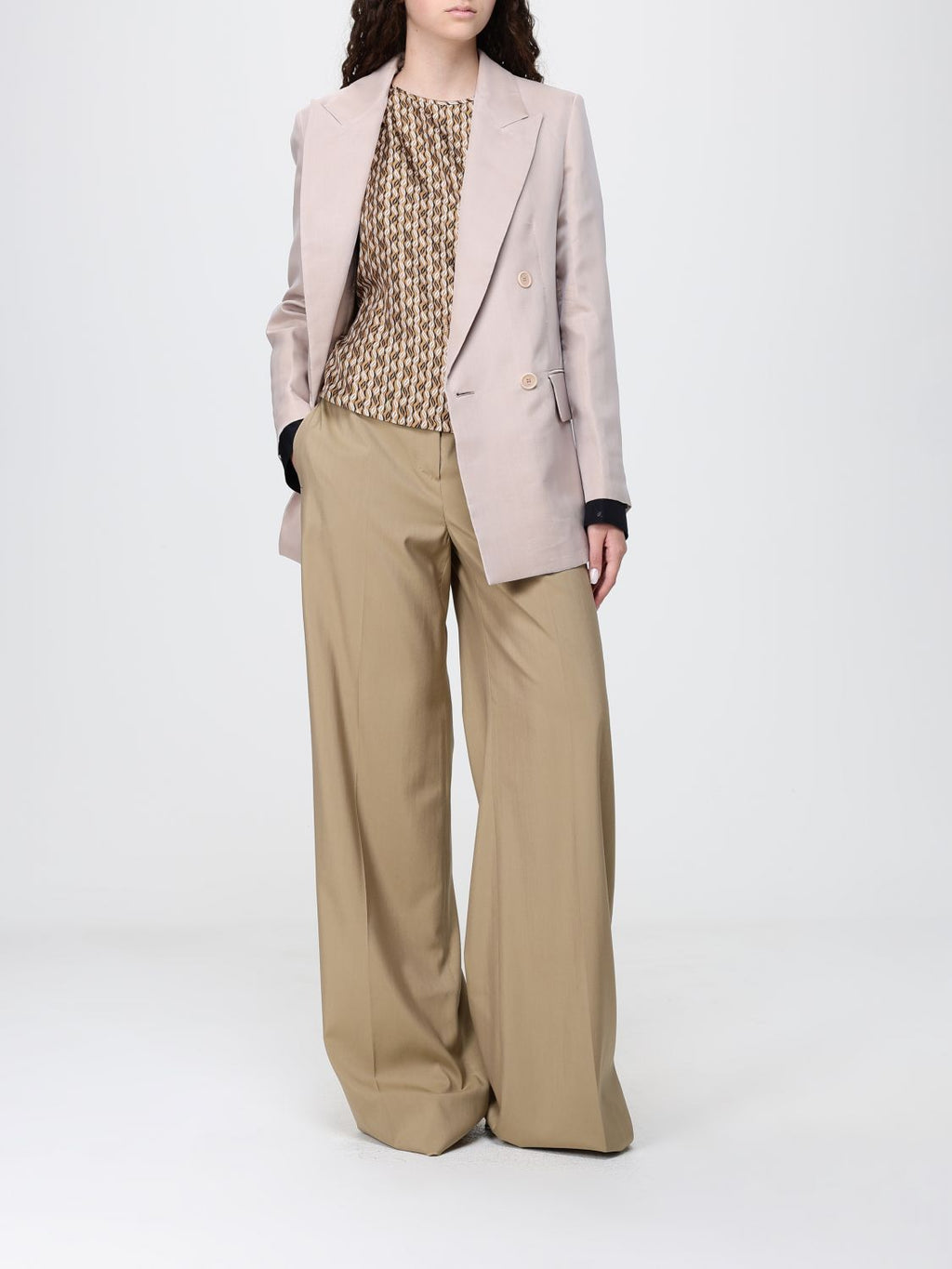 Max Mara Pants Woman Camel