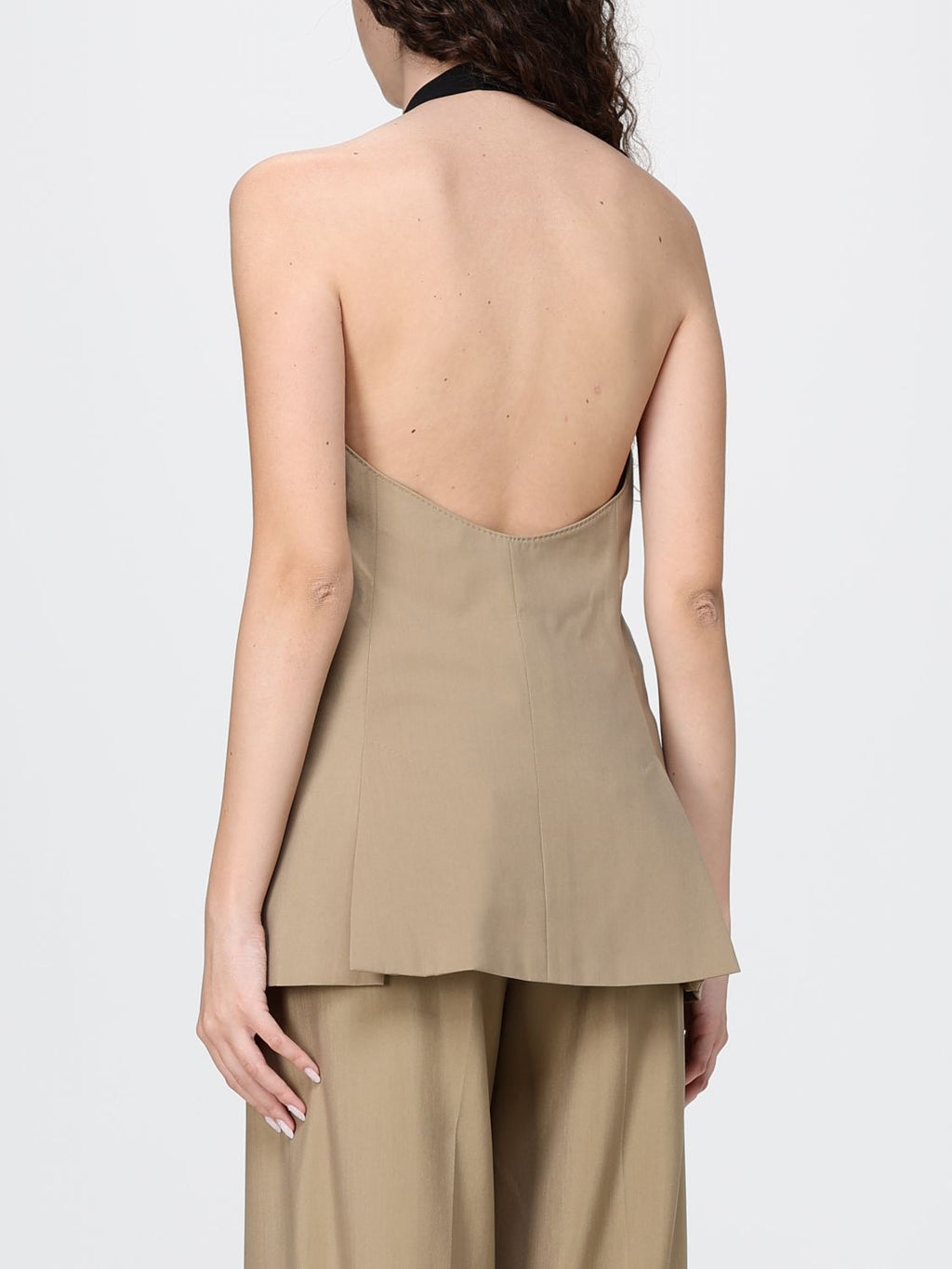 Max Mara Waistcoat Woman Camel