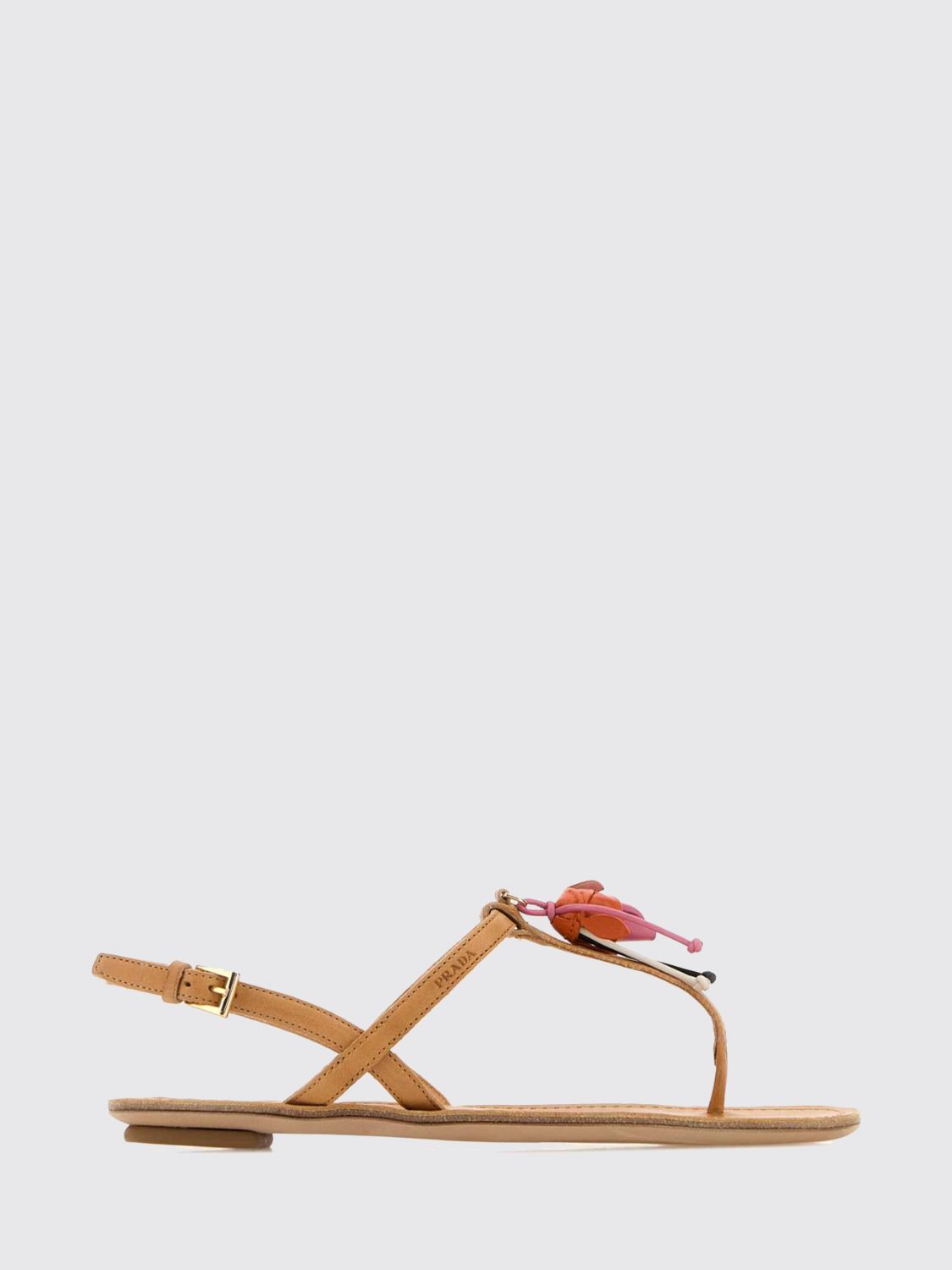 Prada Heeled Sandal Woman Natural