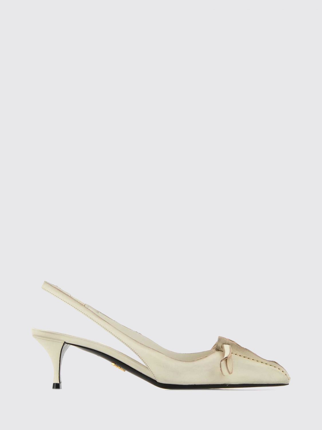 Prada High Heel Shoes Woman White