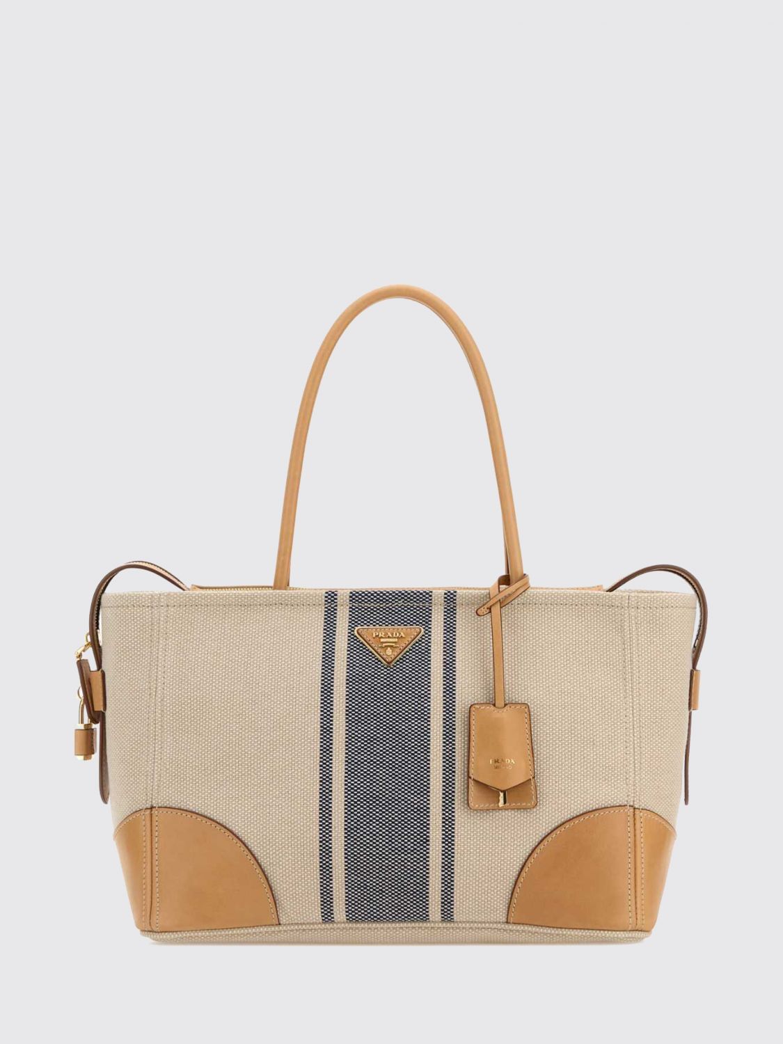 Prada Tote Bag Woman Beige