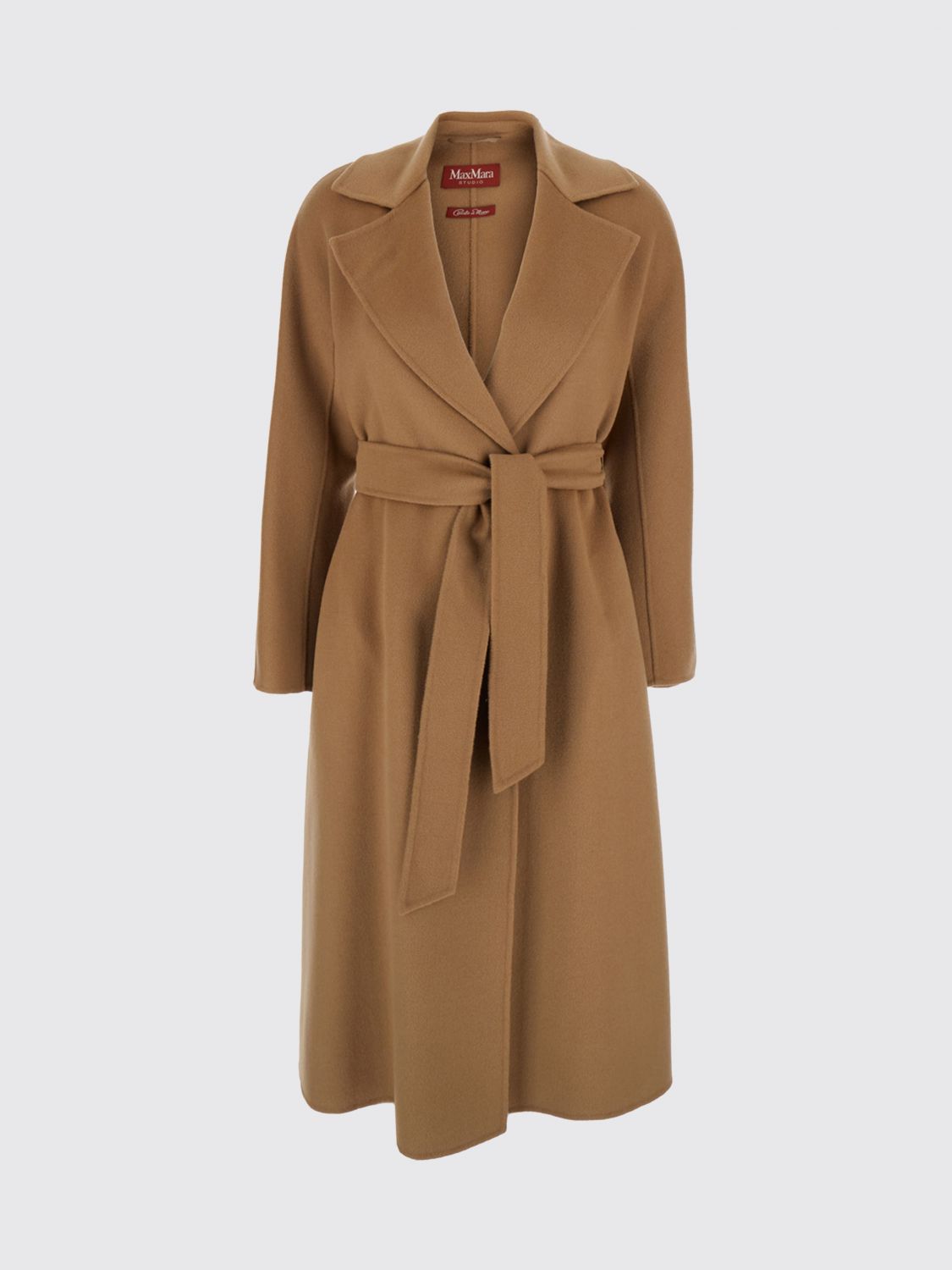 Max Mara Studio Coat Woman Brown