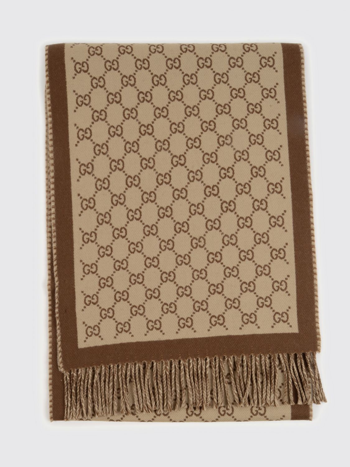 Gucci Scarf Woman Brown