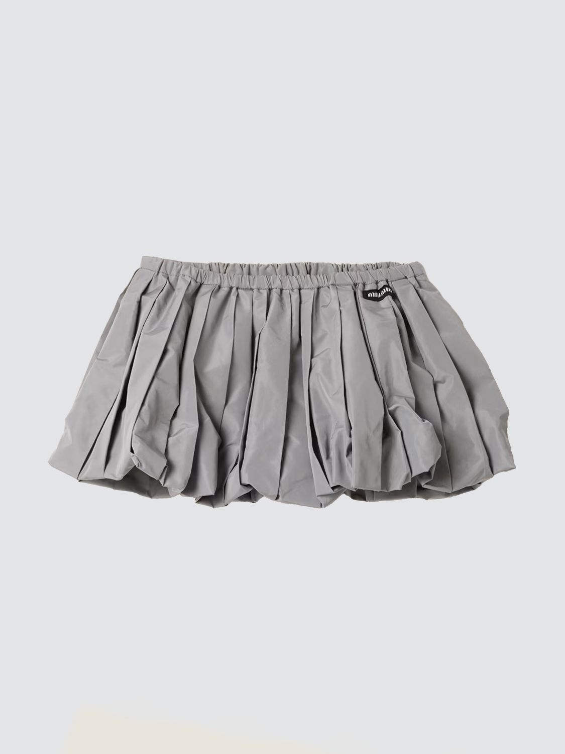 Miu Miu Skirt Woman Grey