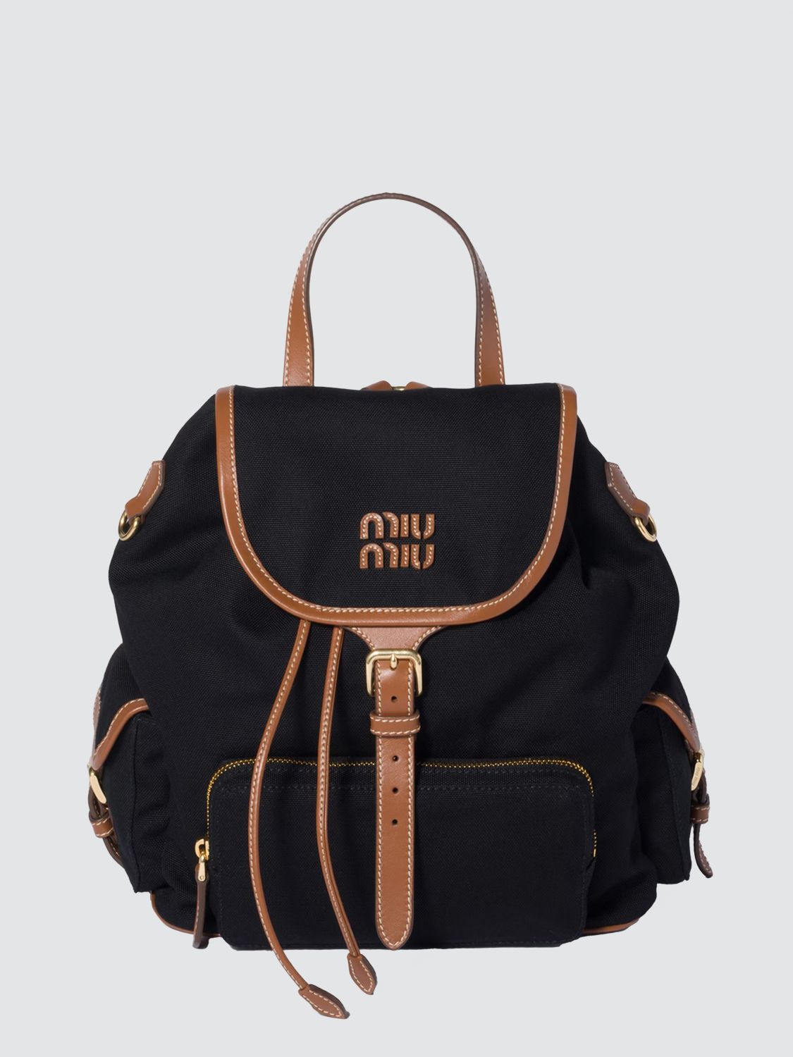 Miu Miu Backpack Woman Black