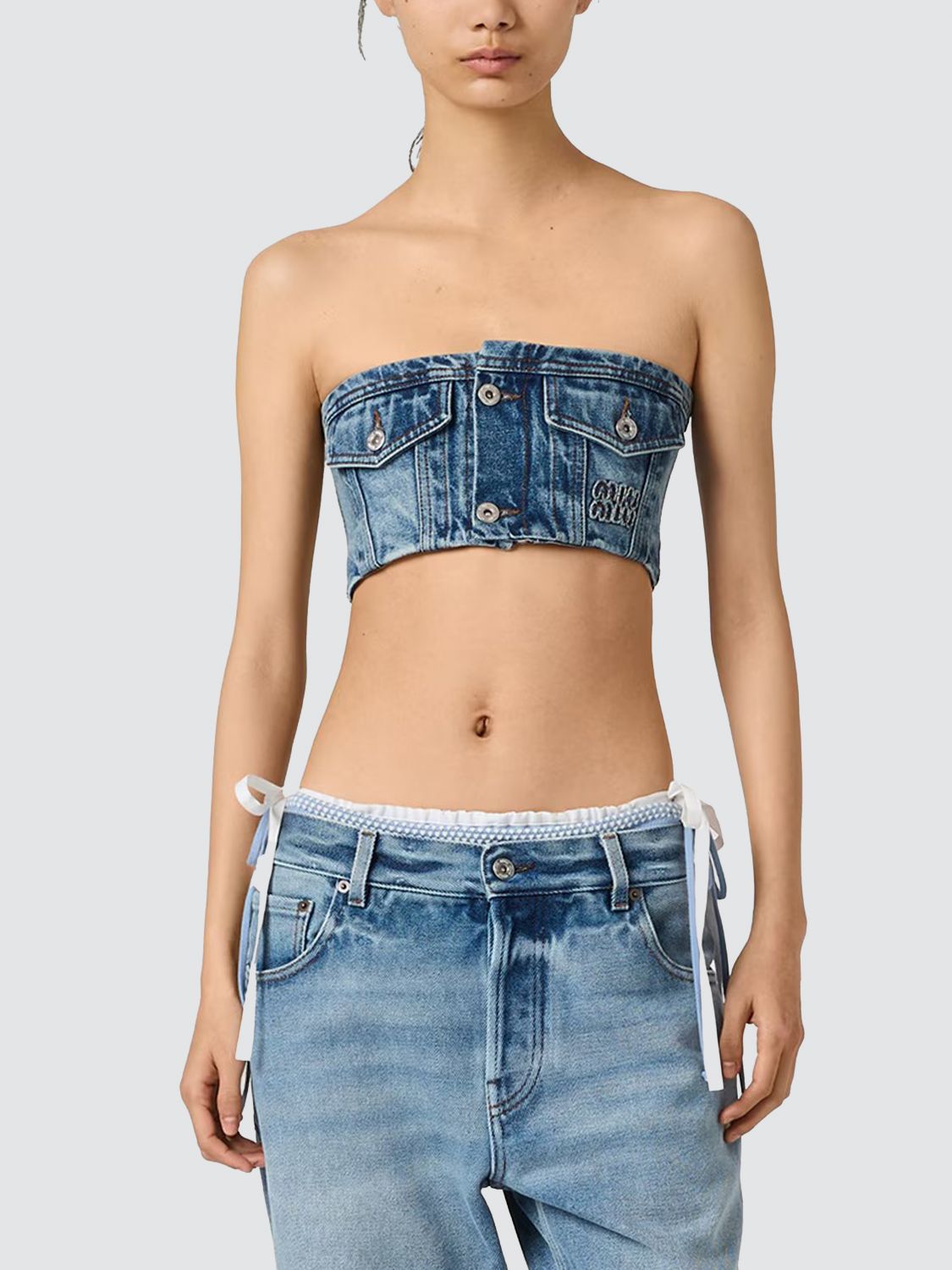Miu Miu Top Woman Blue