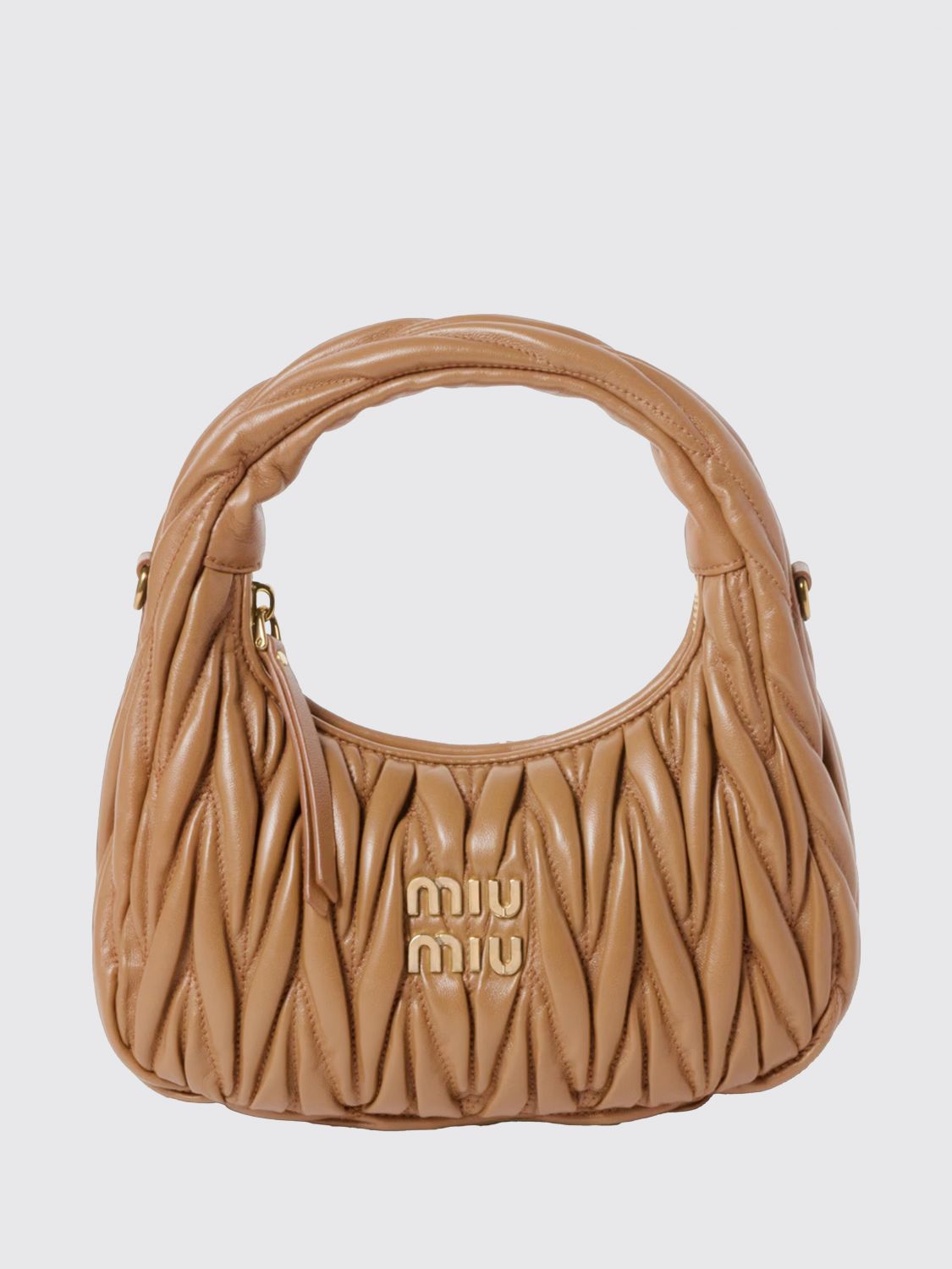 Miu Miu Handbag Woman Camel
