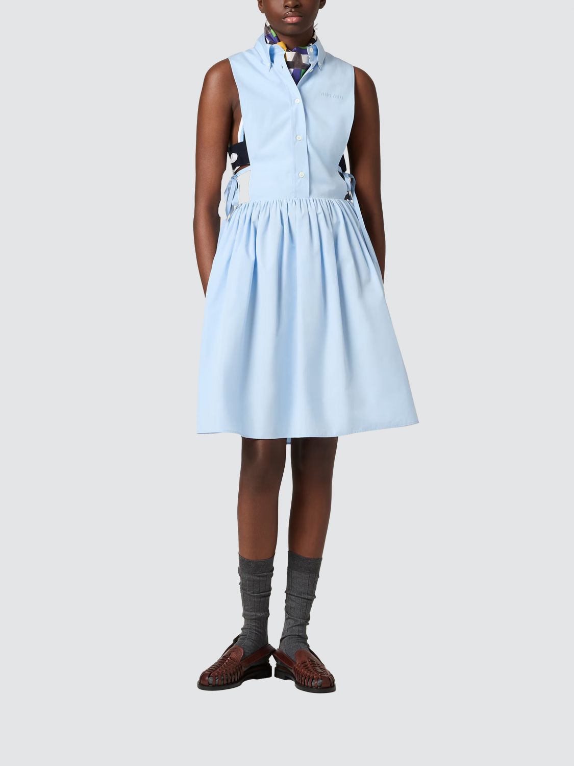 Miu Miu Dress Woman Blue