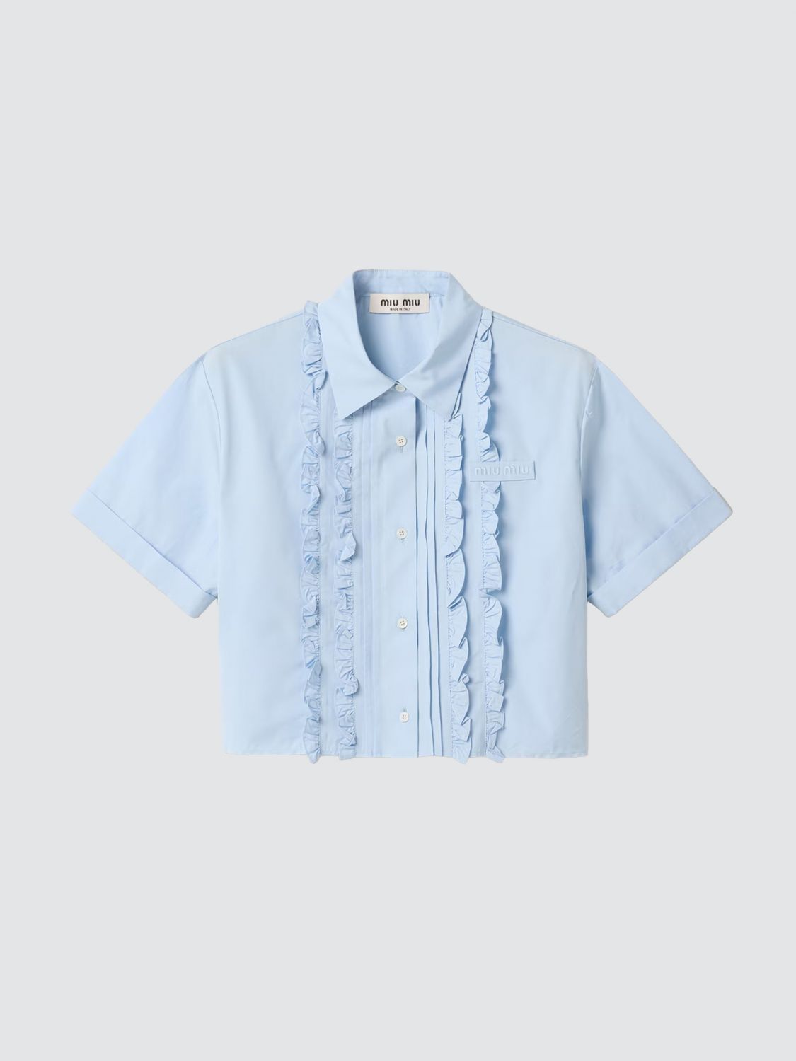 Miu Miu Shirt Woman Blue
