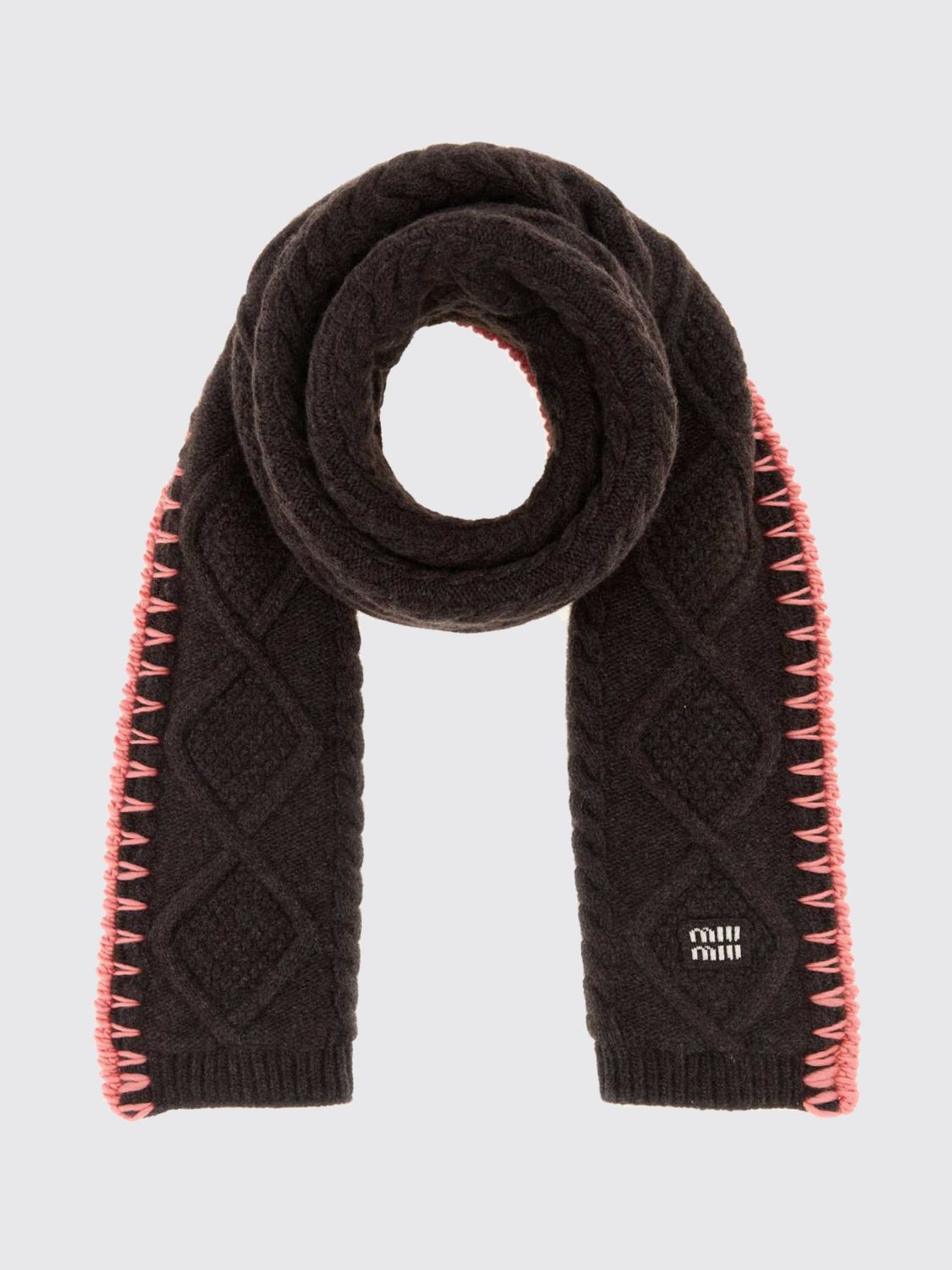 Miu Miu Scarf Woman Dark