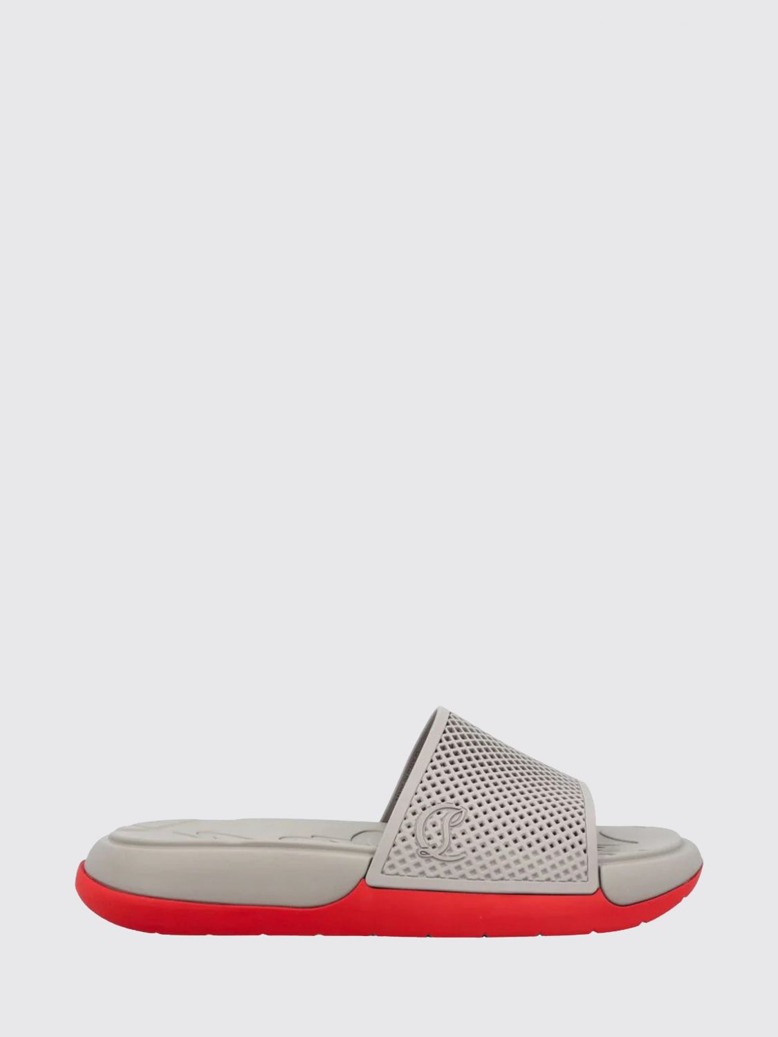 Christian Louboutin Sandals Men Grey