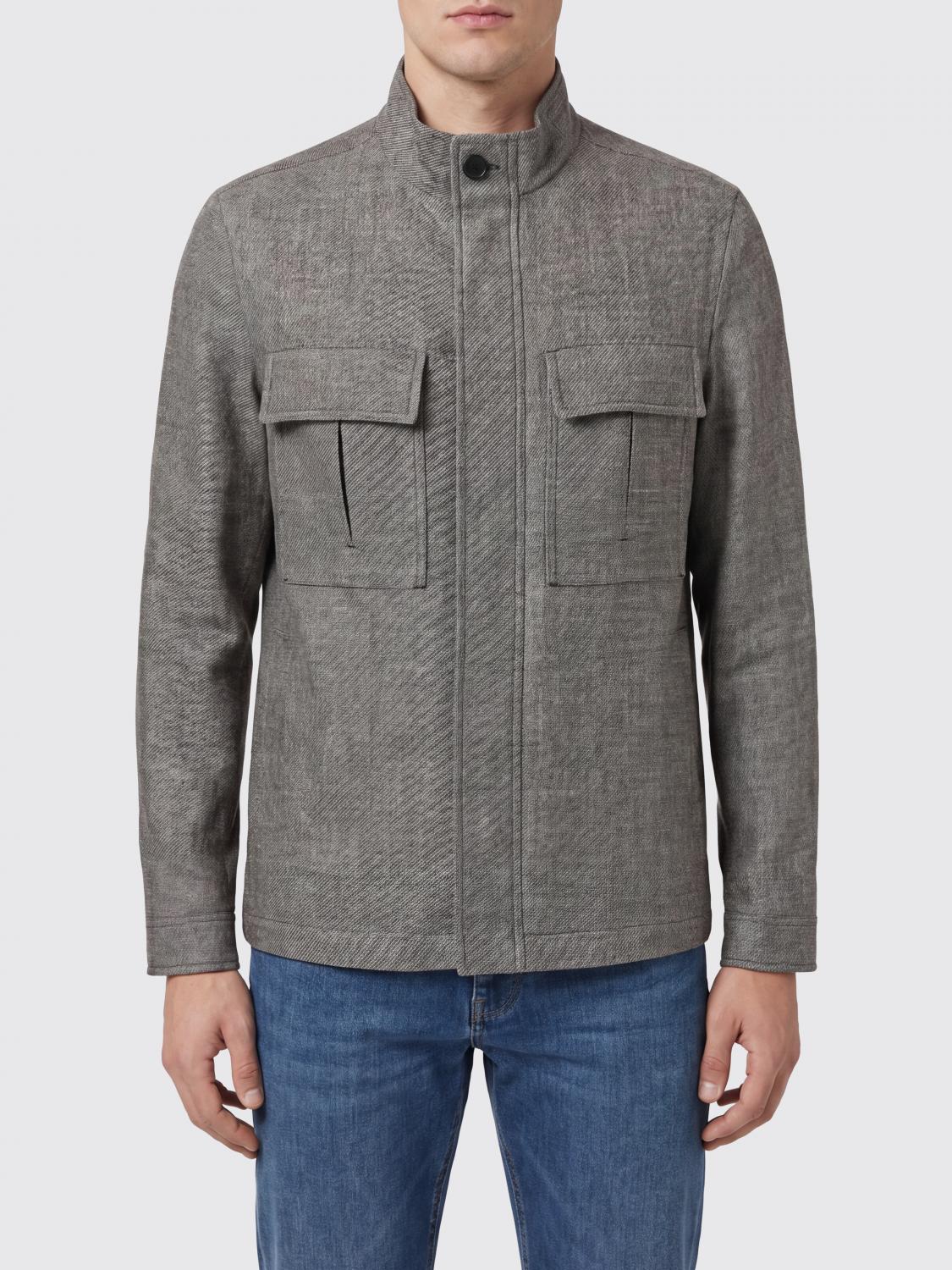 Zegna Jacket Men Black