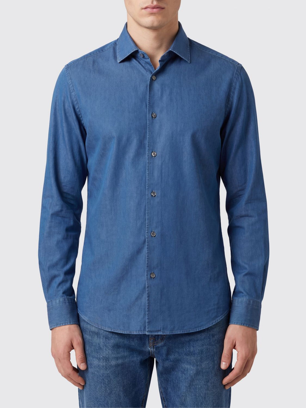 Zegna Shirt Men Grey